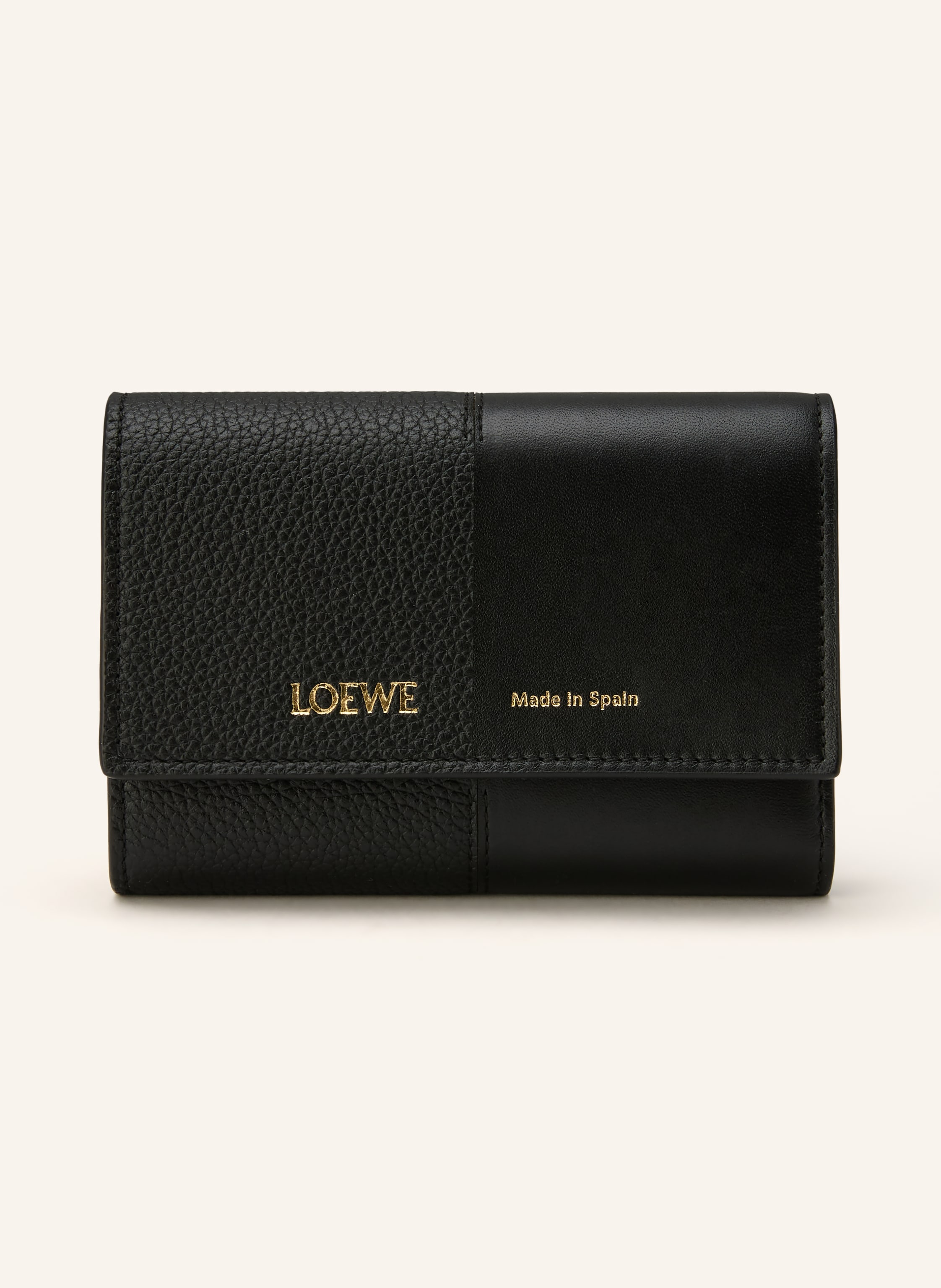 Loewe Loewe Geldbörse Duet Small Vertical schwarz in SCHWARZ