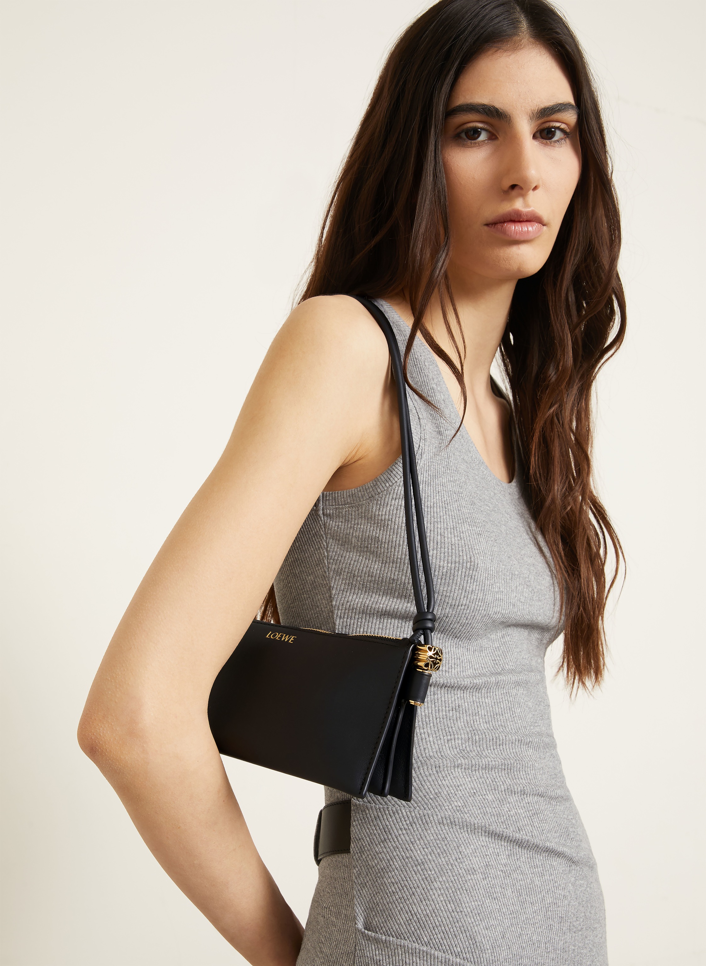 Thumbnail - Loewe Clutch Glim schwarz