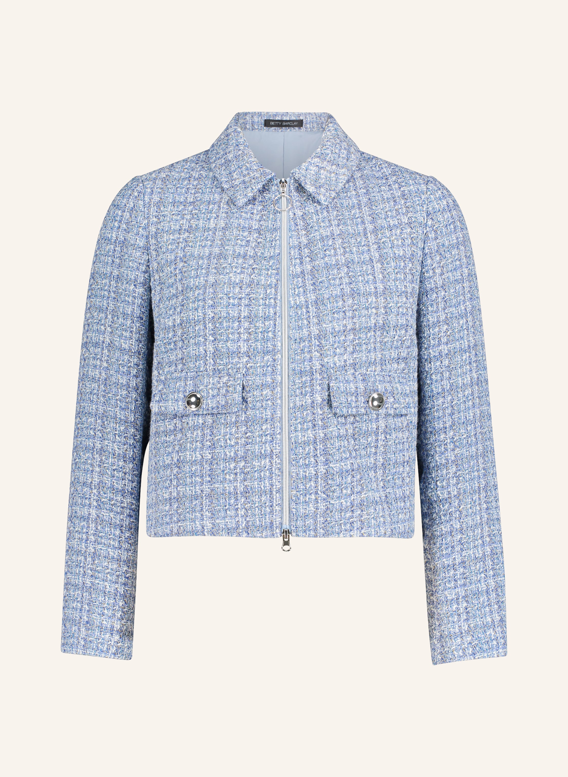 Betty Barclay Kastenjacke Aus Tweed blau