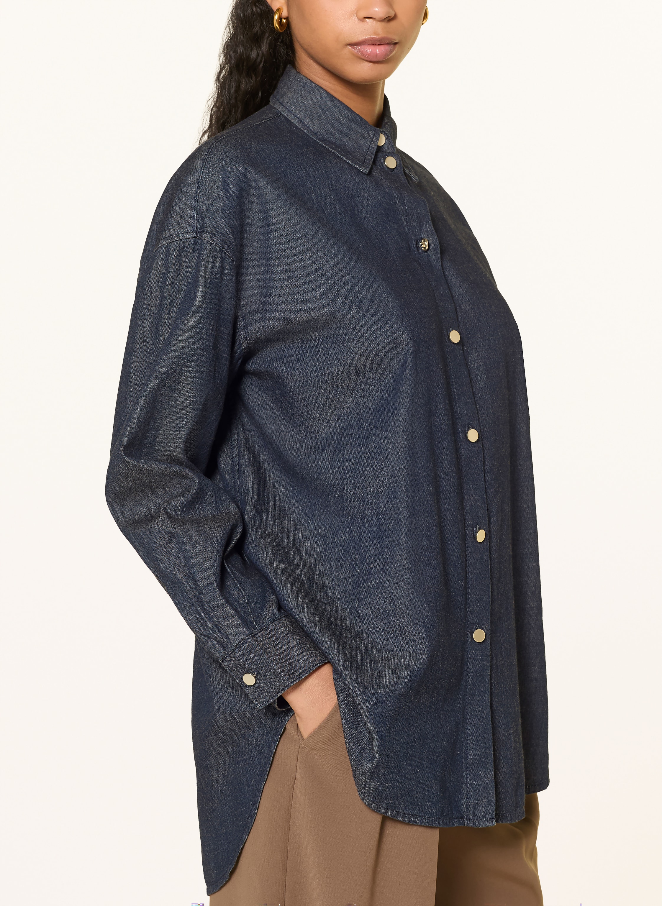 Thumbnail - Armani Exchange Jeansbluse blau