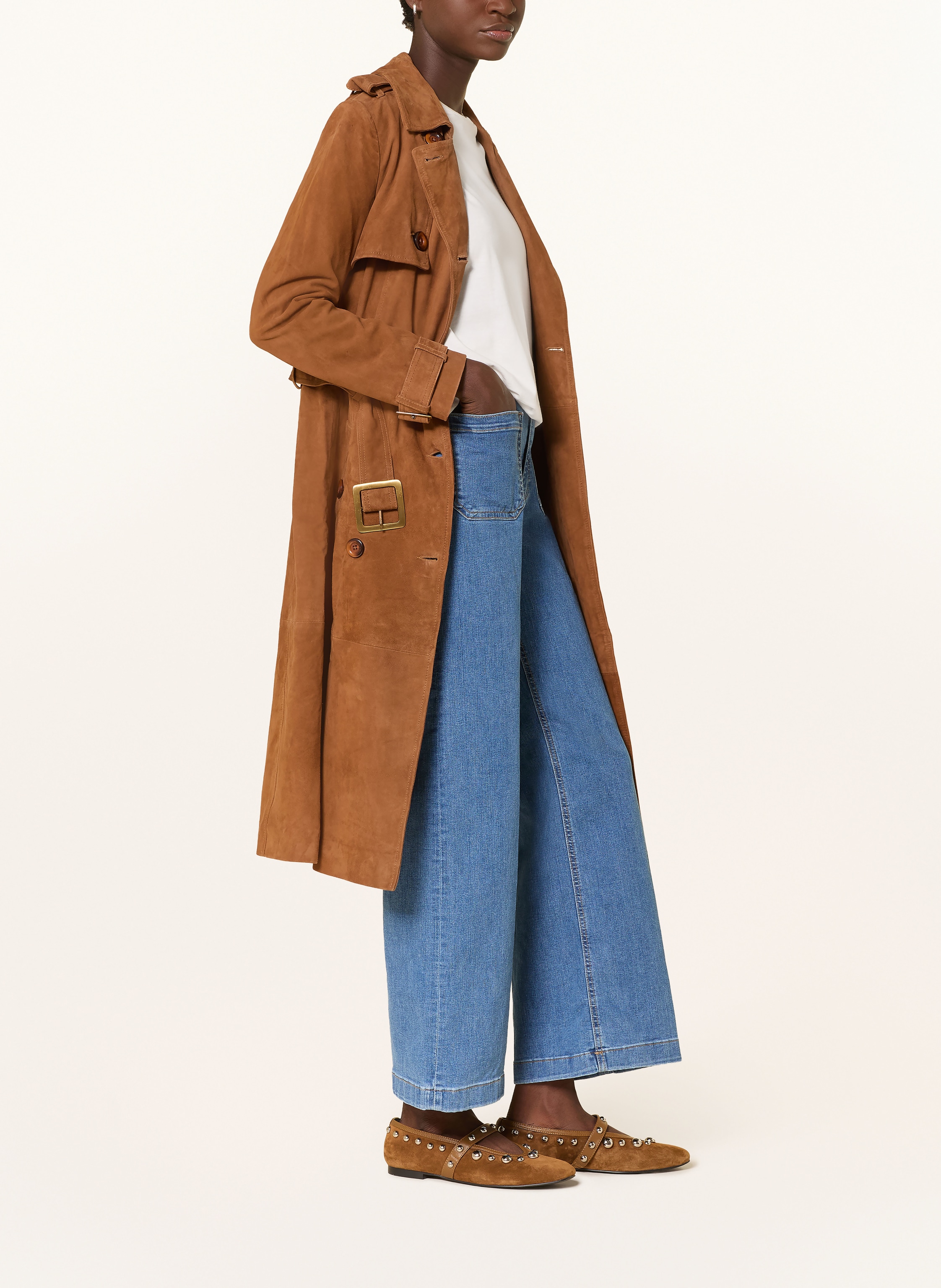 Thumbnail - Mavi Wide Leg Jeans Malibu blau