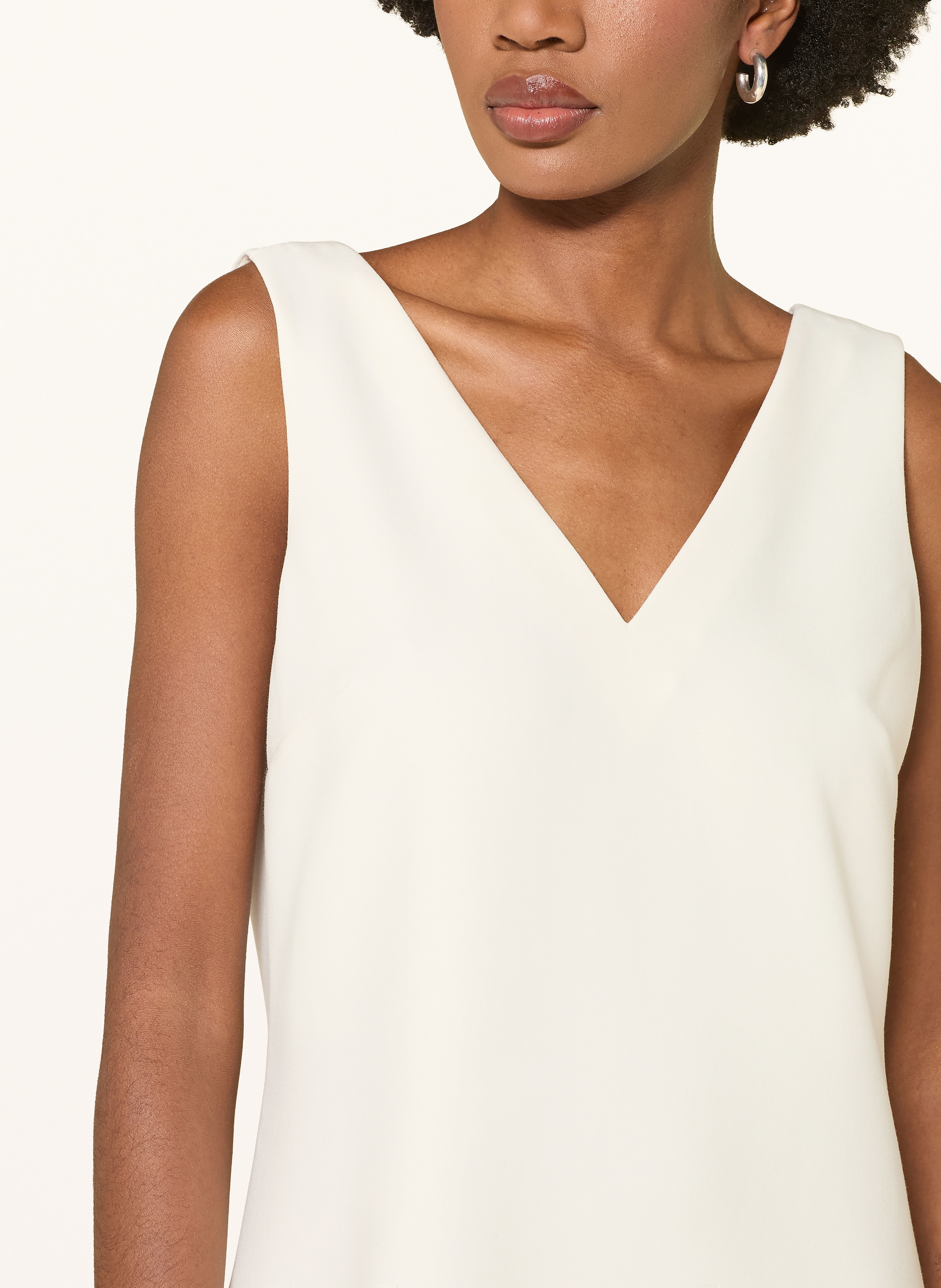 Thumbnail - Mrs & Hugs Cocktailkleid Mit Schmuckperlen Und Schmucksteinen weiss