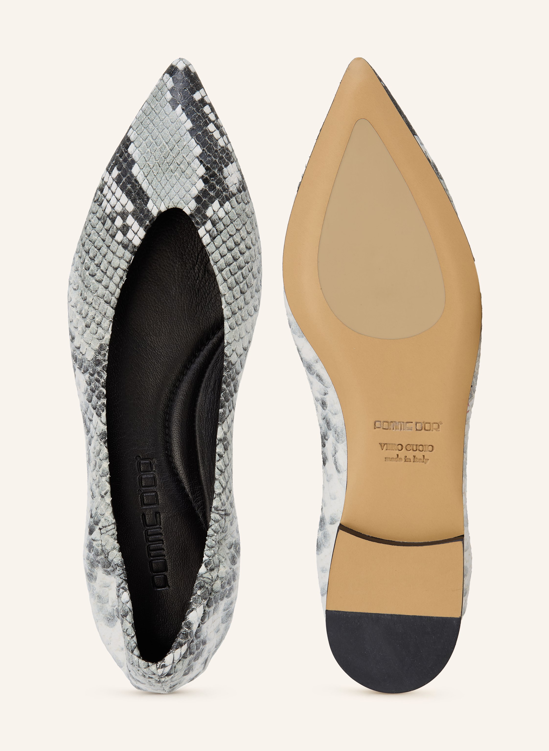 Thumbnail - Pomme D'or Ballerinas Ingrid gruen