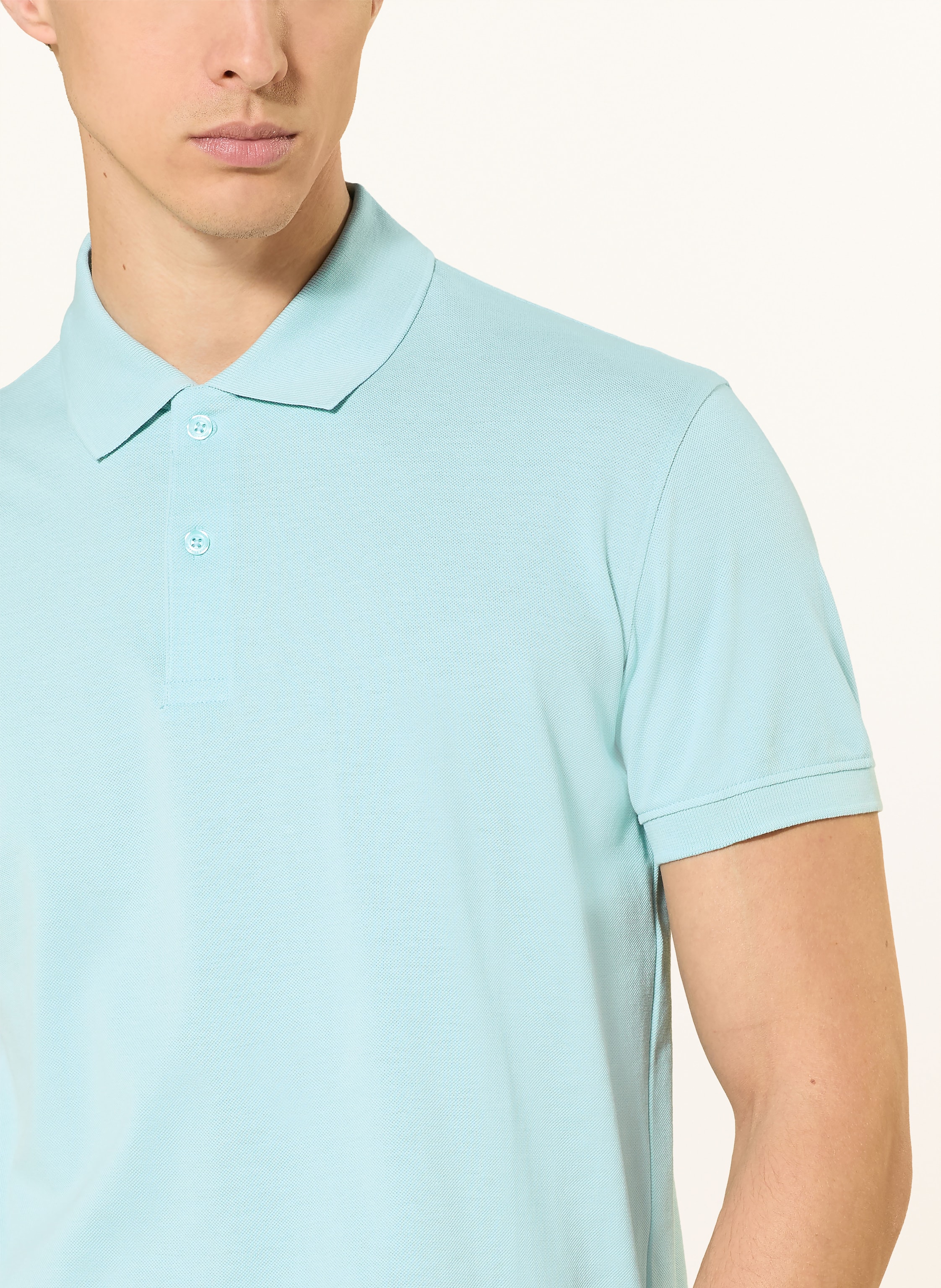 Thumbnail - Strokesman's Piqué-Poloshirt blau