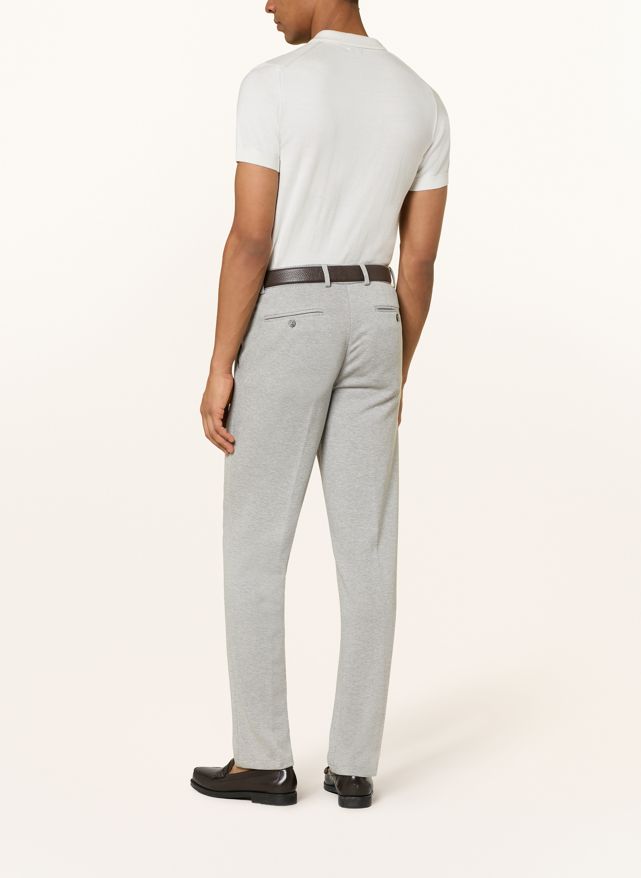 Thumbnail - Paul Anzughose Regular Fit Aus Jersey grau