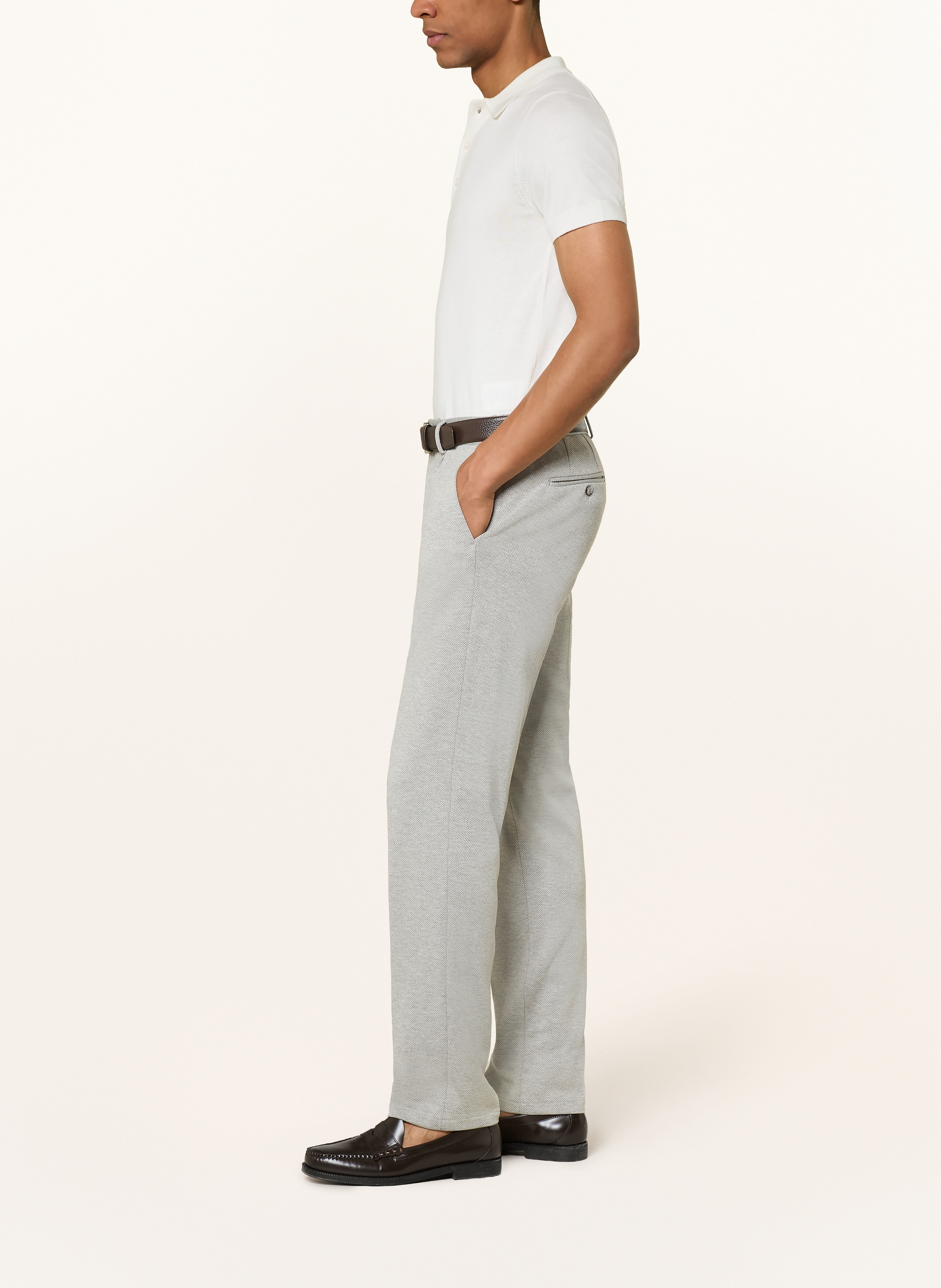 Thumbnail - Paul Anzughose Regular Fit Aus Jersey grau