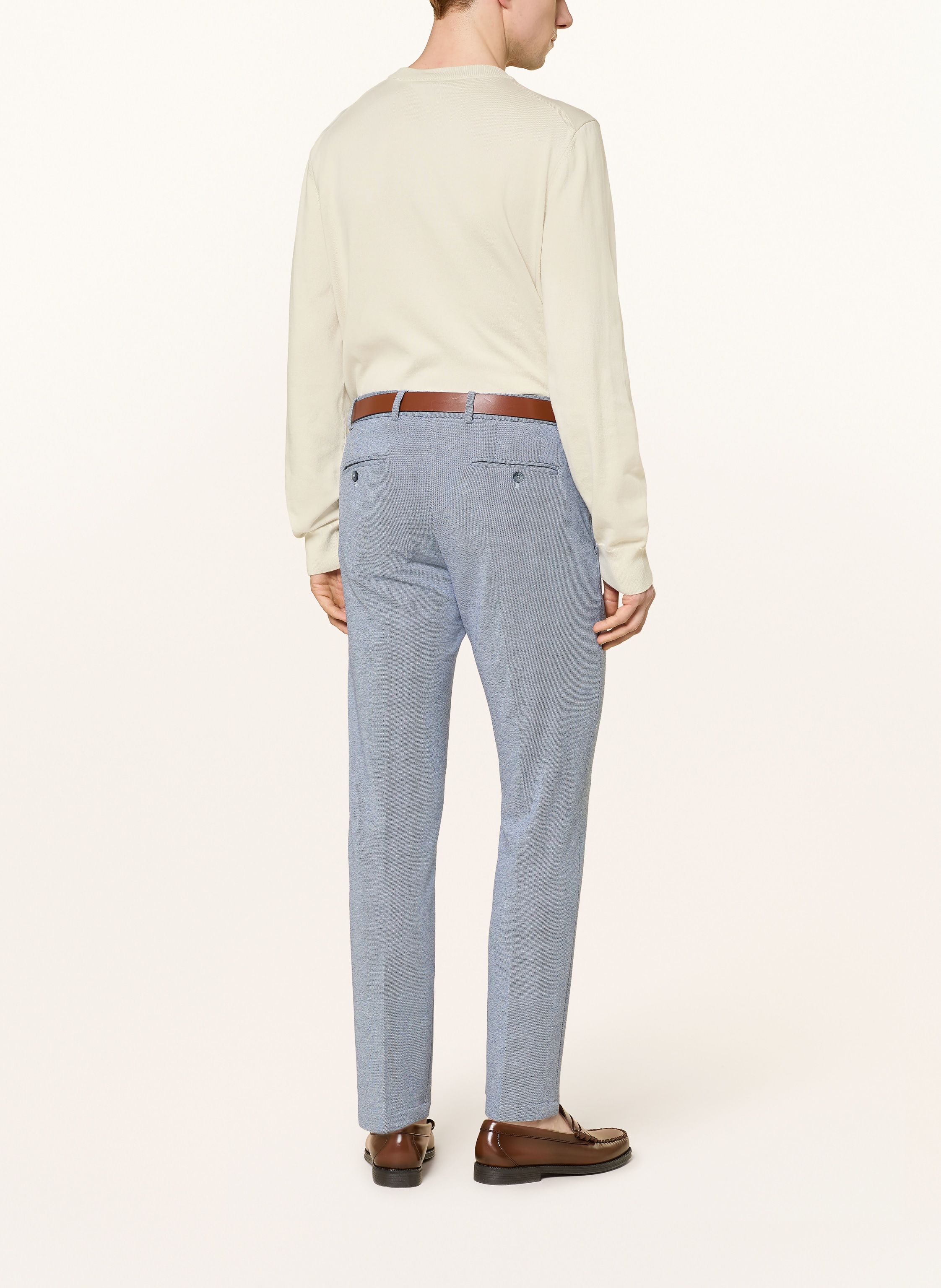 Thumbnail - Paul Anzughose Regular Fit Aus Jersey blau