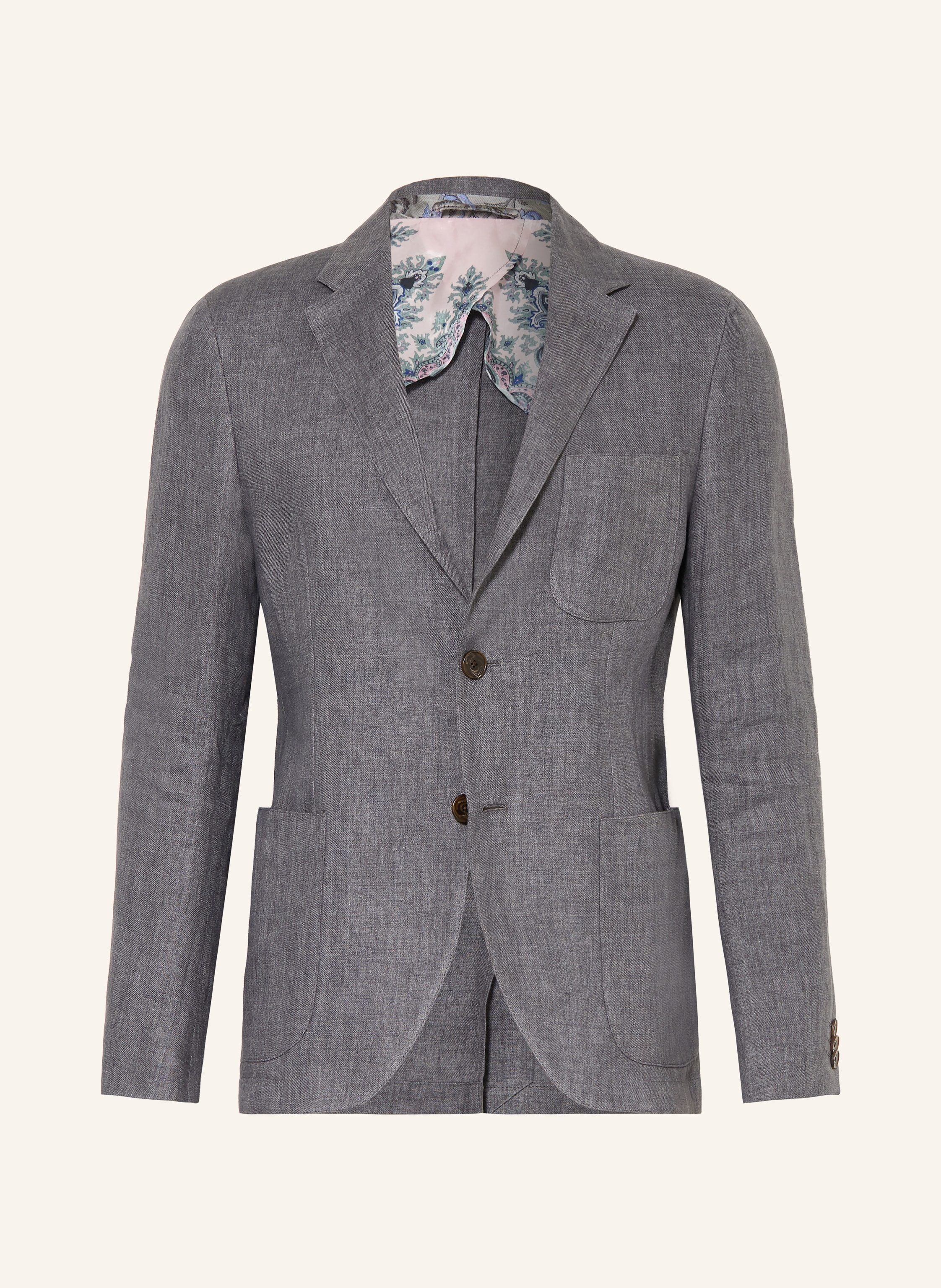 Etro Etro Anzugsakko Slim Fit Aus Leinen grau in M0008 PALE GREY