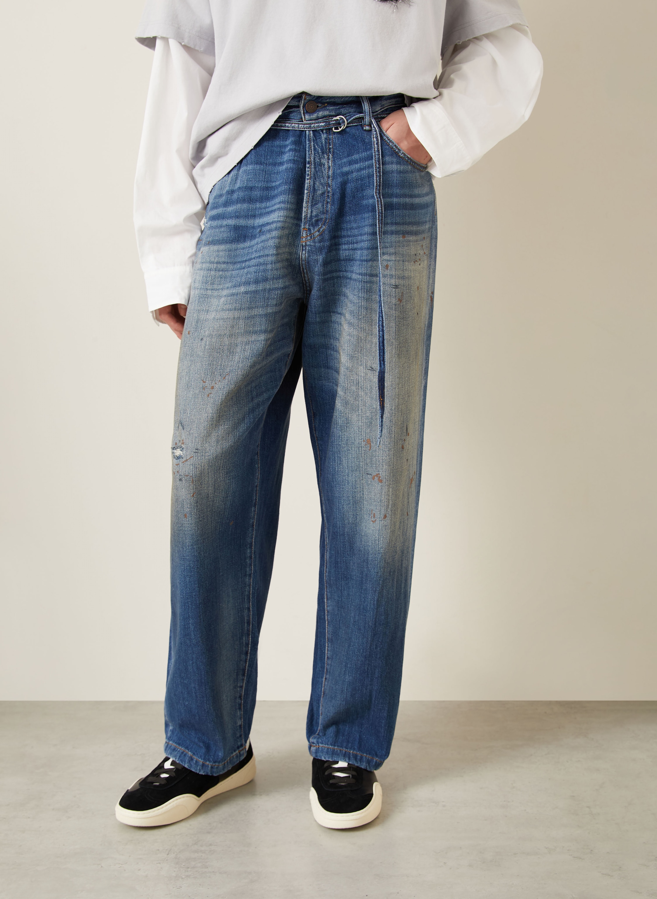 Thumbnail - Acne Studios Jeans 1991 Loose Fit blau