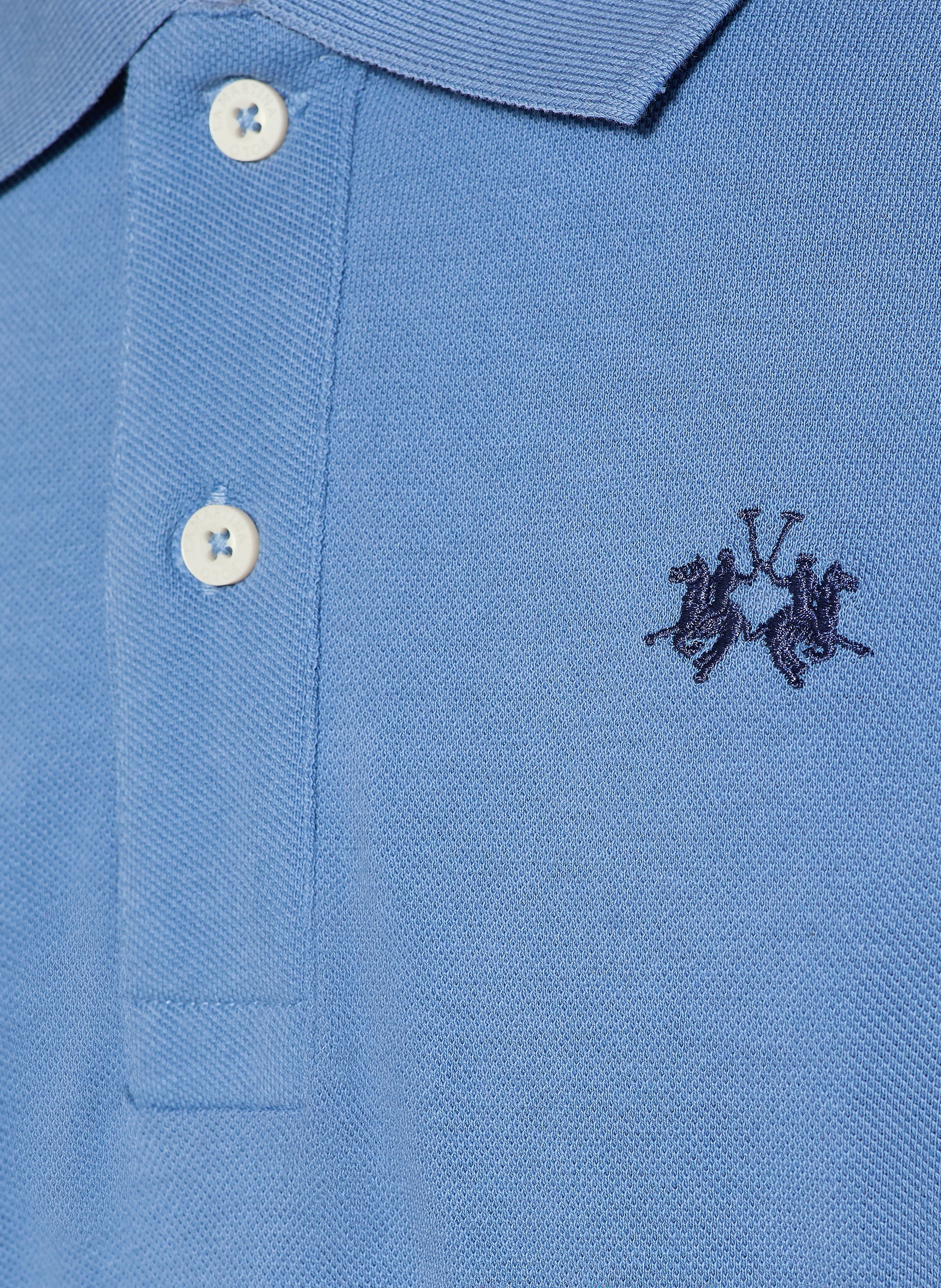 Thumbnail - La Martina Piqué-Poloshirt Regular Fit blau