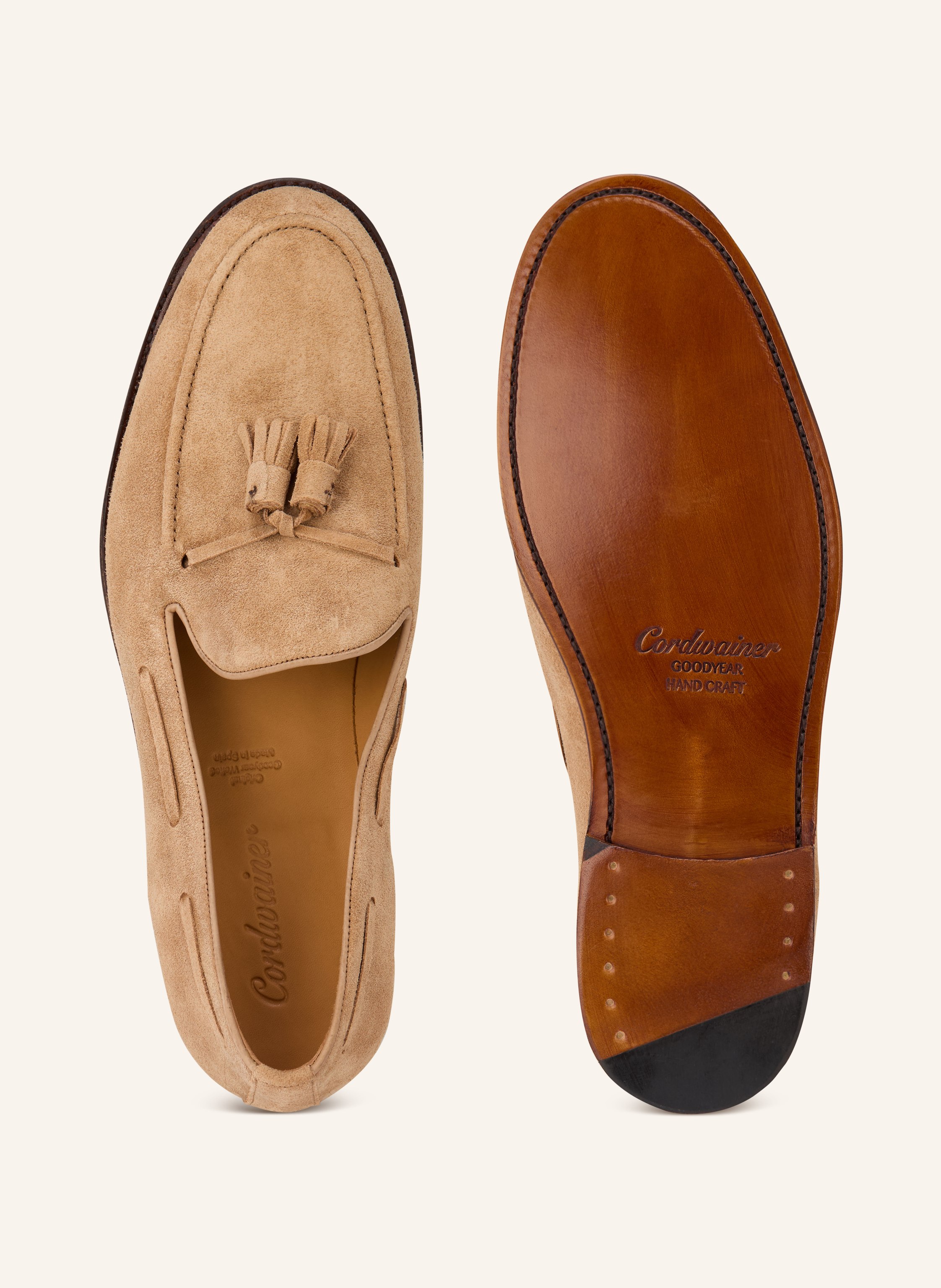 Thumbnail - Cordwainer Loafer beige