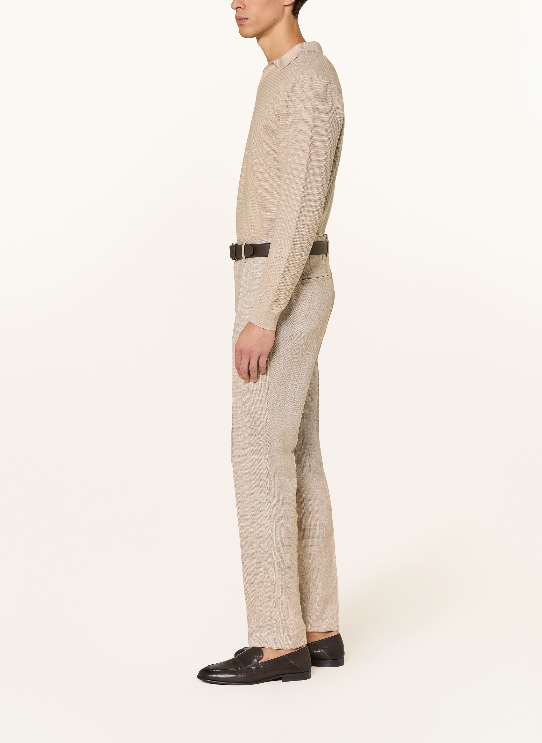 Thumbnail - Boss Anzughose Lenon Regular Fit beige