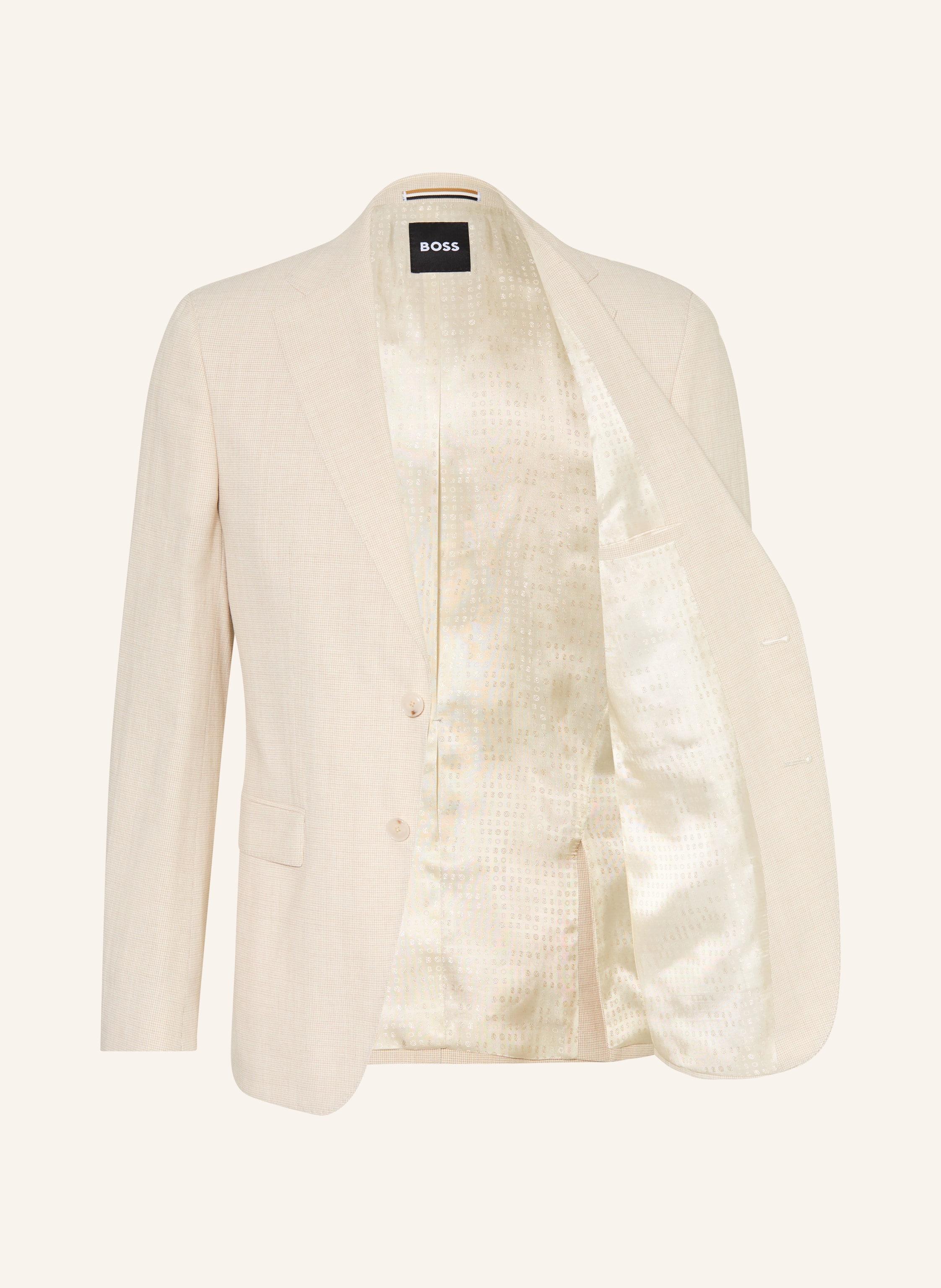 Thumbnail - Boss Anzugsakko Hutson Regular Fit beige