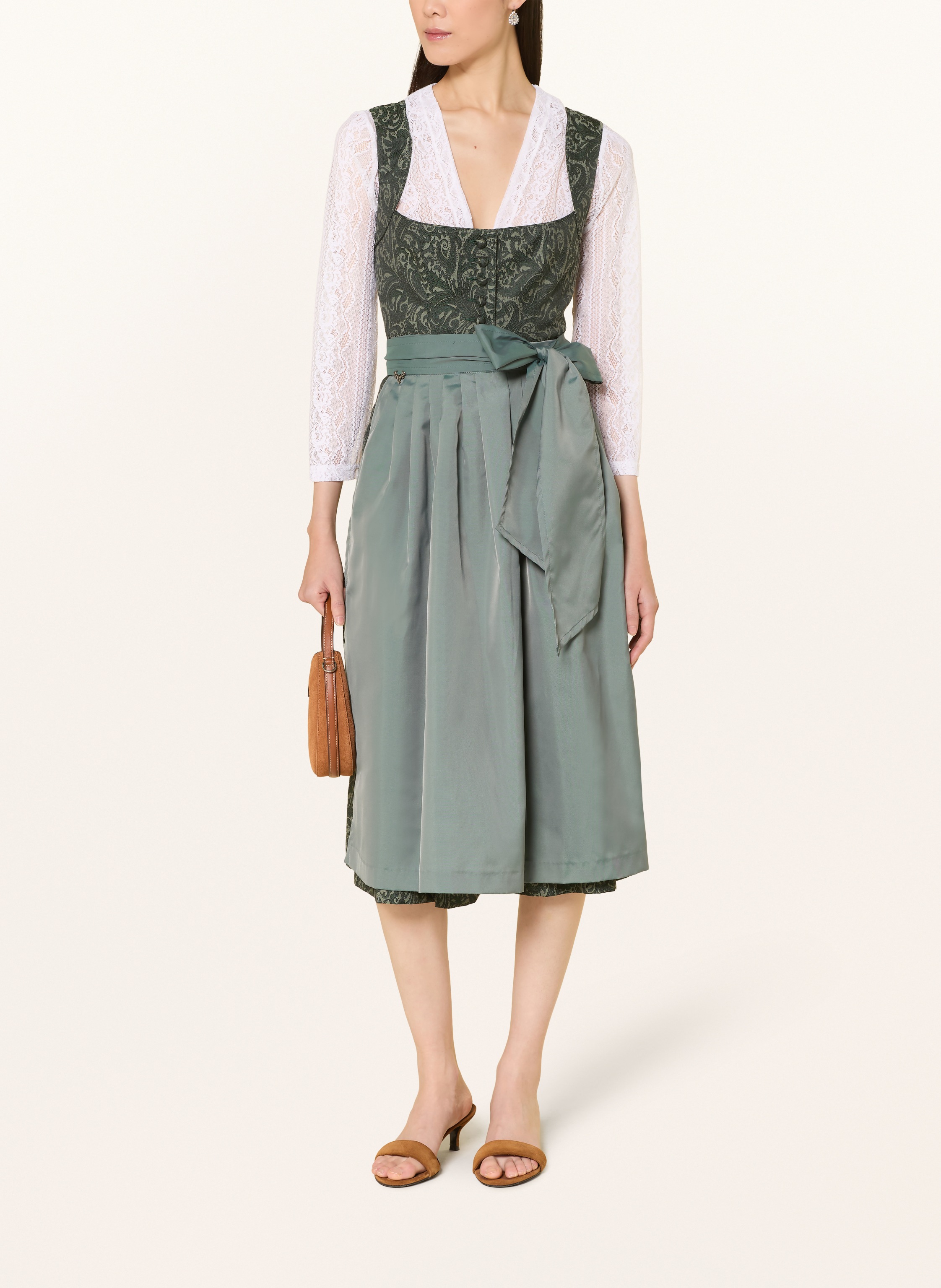 Thumbnail - Cocovero Dirndlbluse Lene Aus Spitze weiss