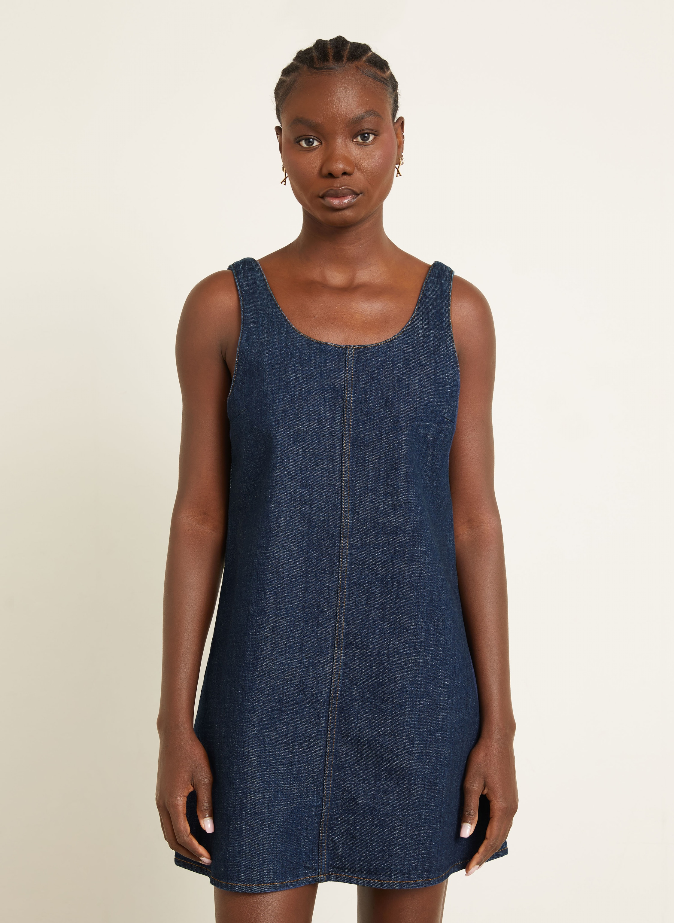 Thumbnail - Ami Paris Jeanskleid blau