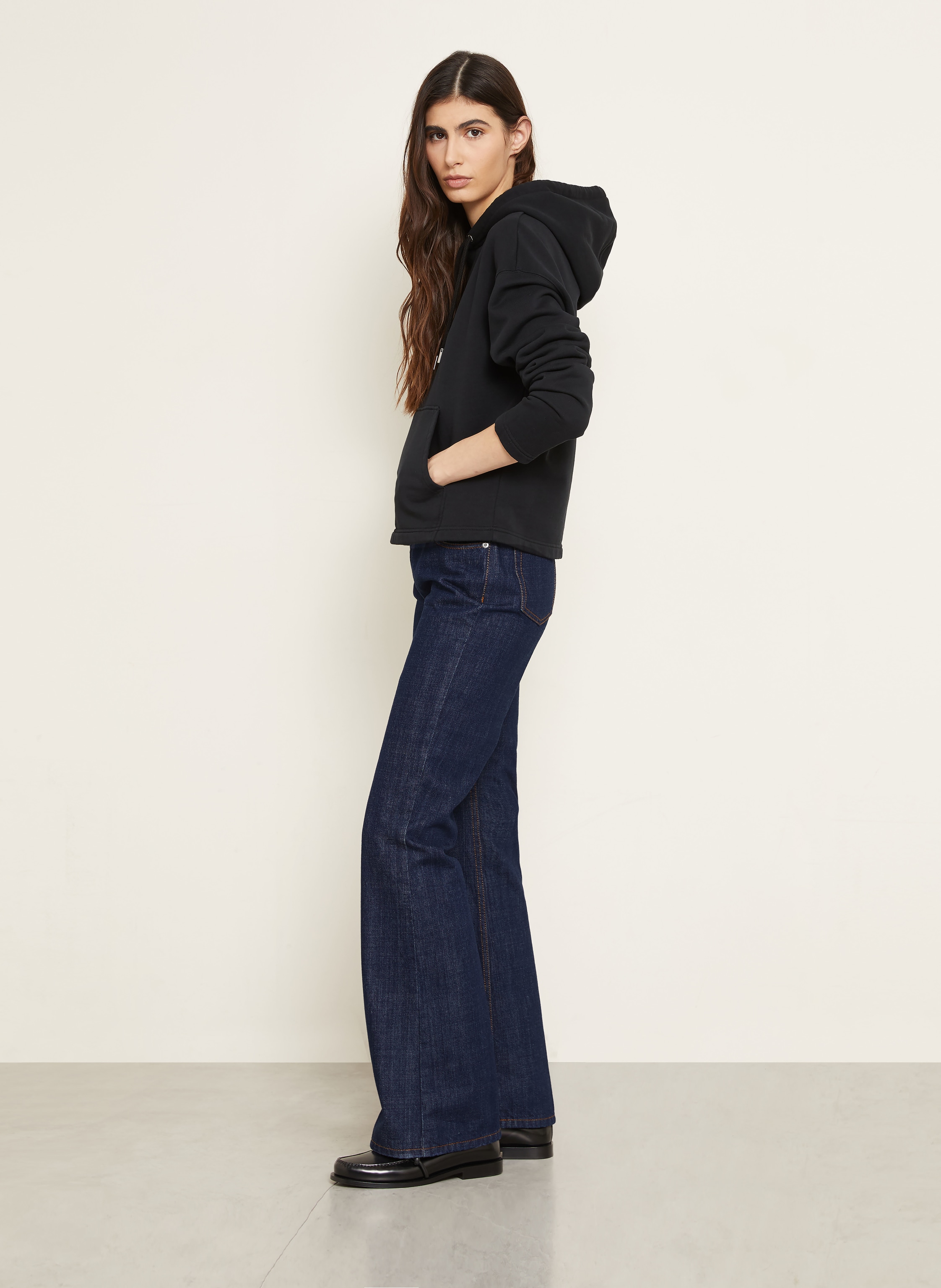 Thumbnail - Ami Paris Bootcut Jeans blau