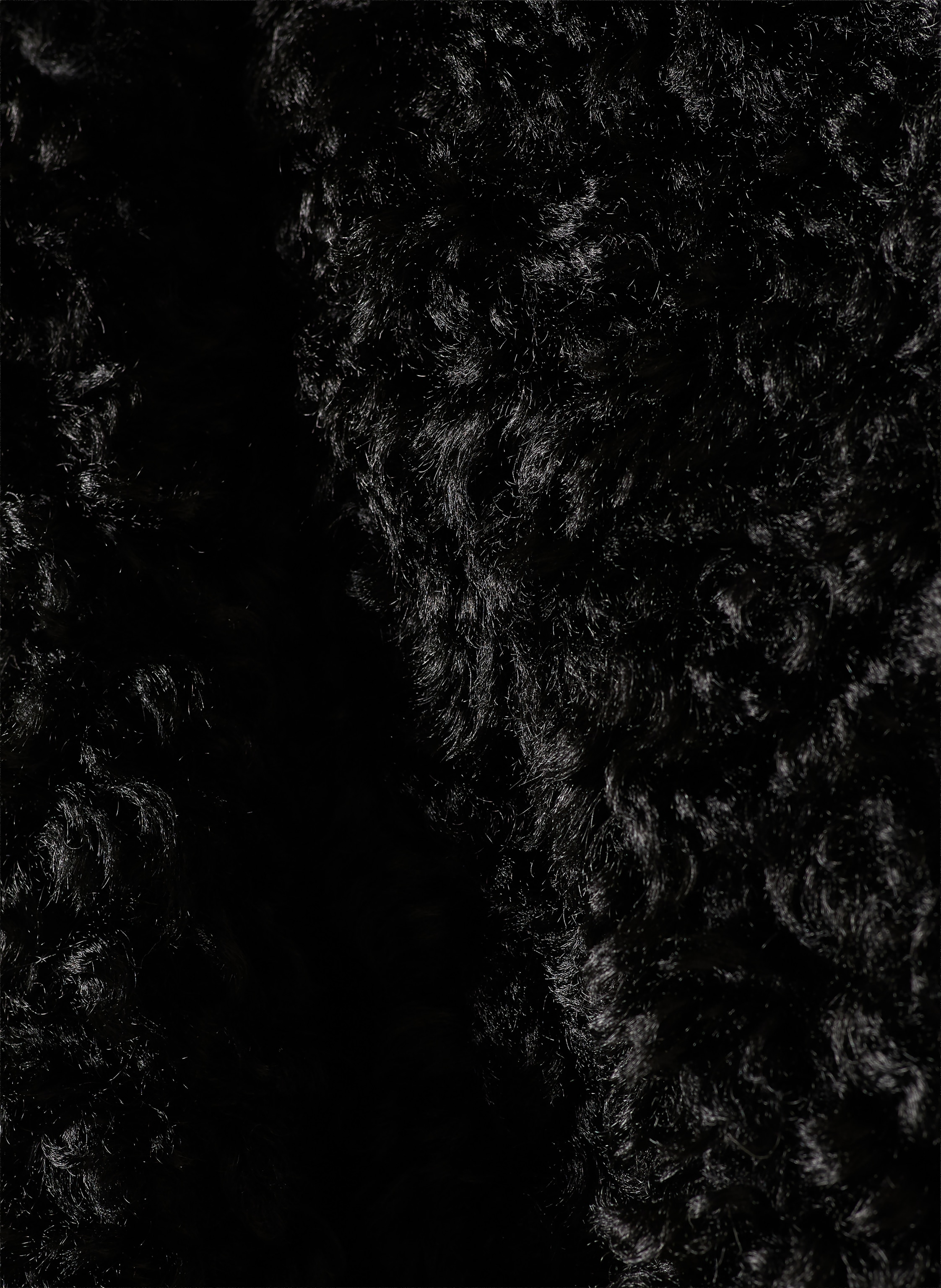 Thumbnail - The Frankie Shop Teddyfell-Mantel Ravello schwarz