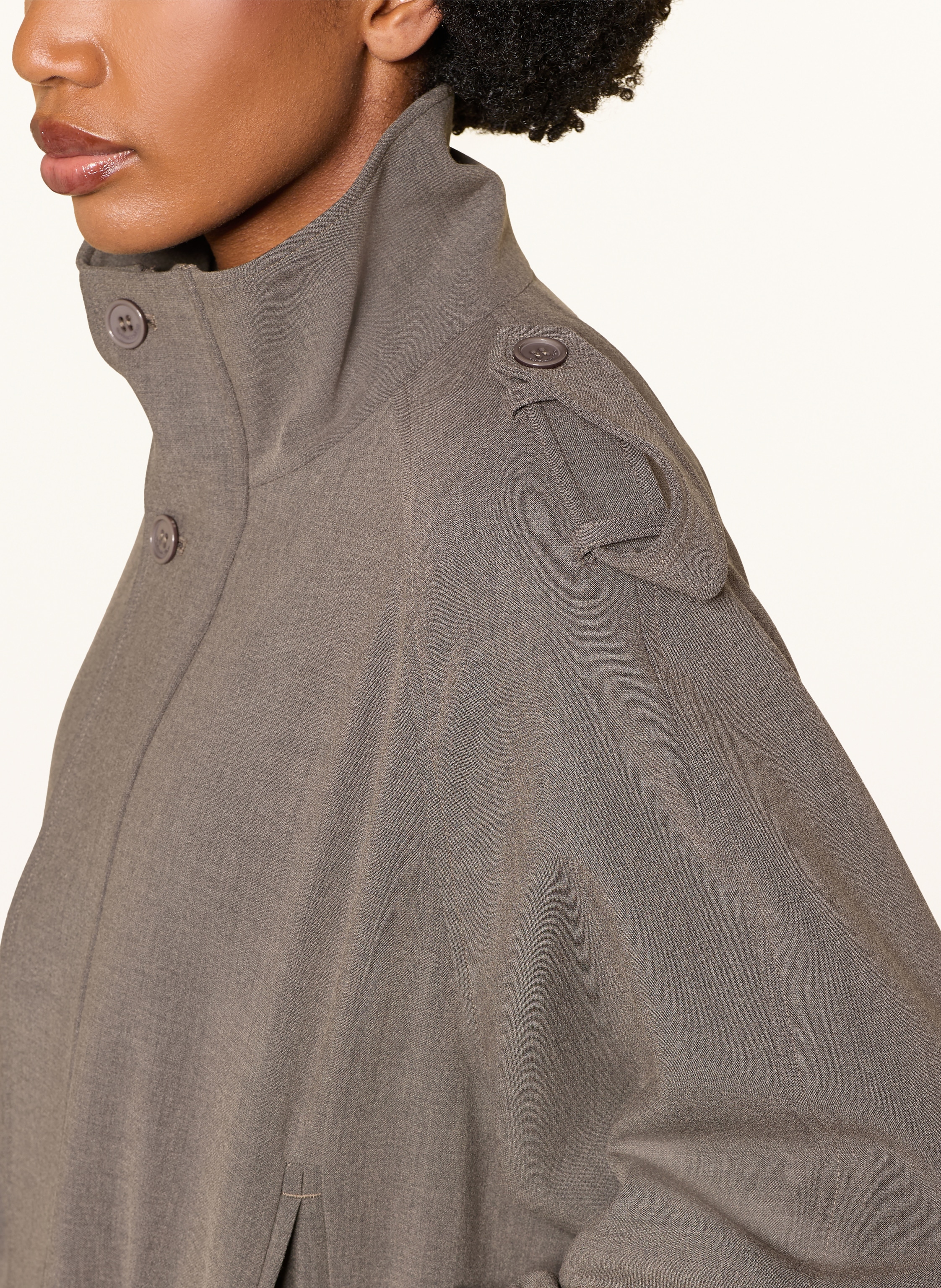 Thumbnail - The Frankie Shop Jacke Kelly beige