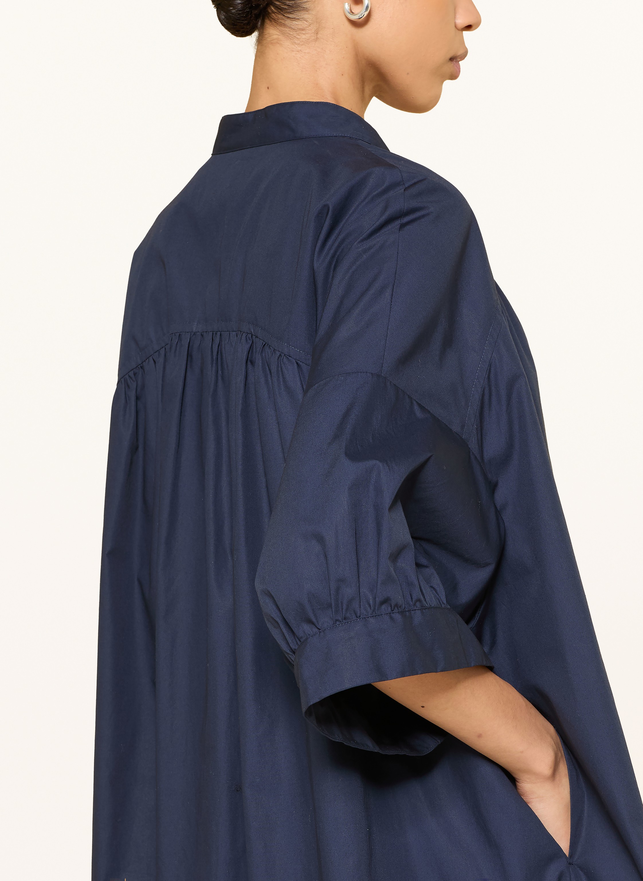 Thumbnail - Robert Friedman Oversized-Kleid Mit 3/4-Arm blau