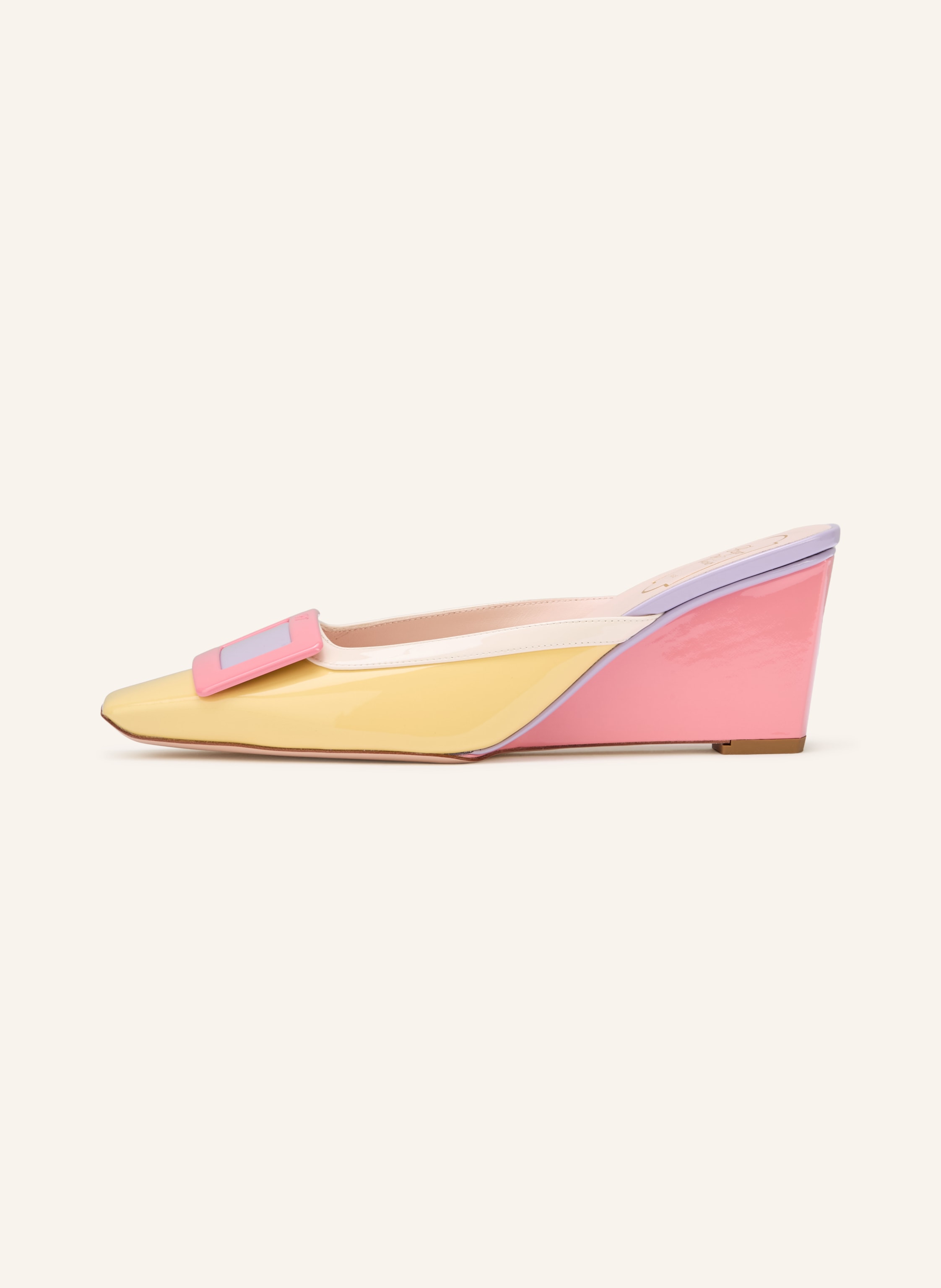 Thumbnail - Roger Vivier Lack-Wedges Belle Vivier rosa