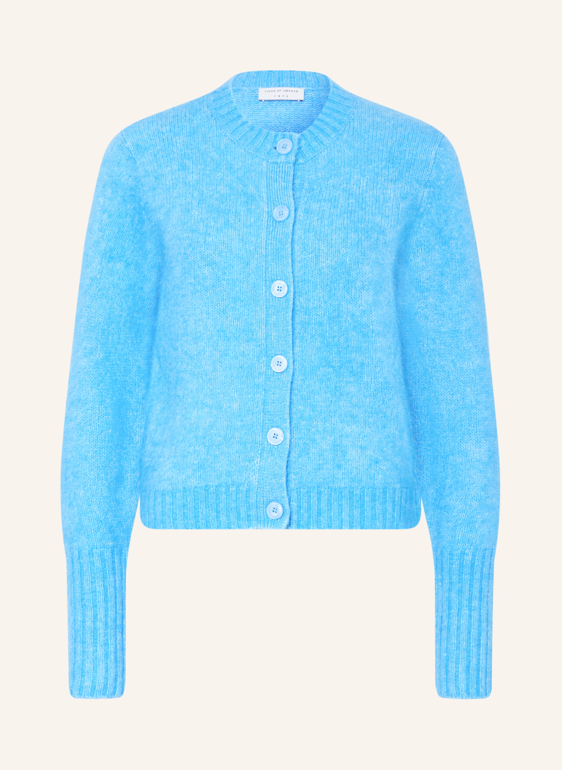 Tiger Of Sweden Strickjacke Mit Mohair blau