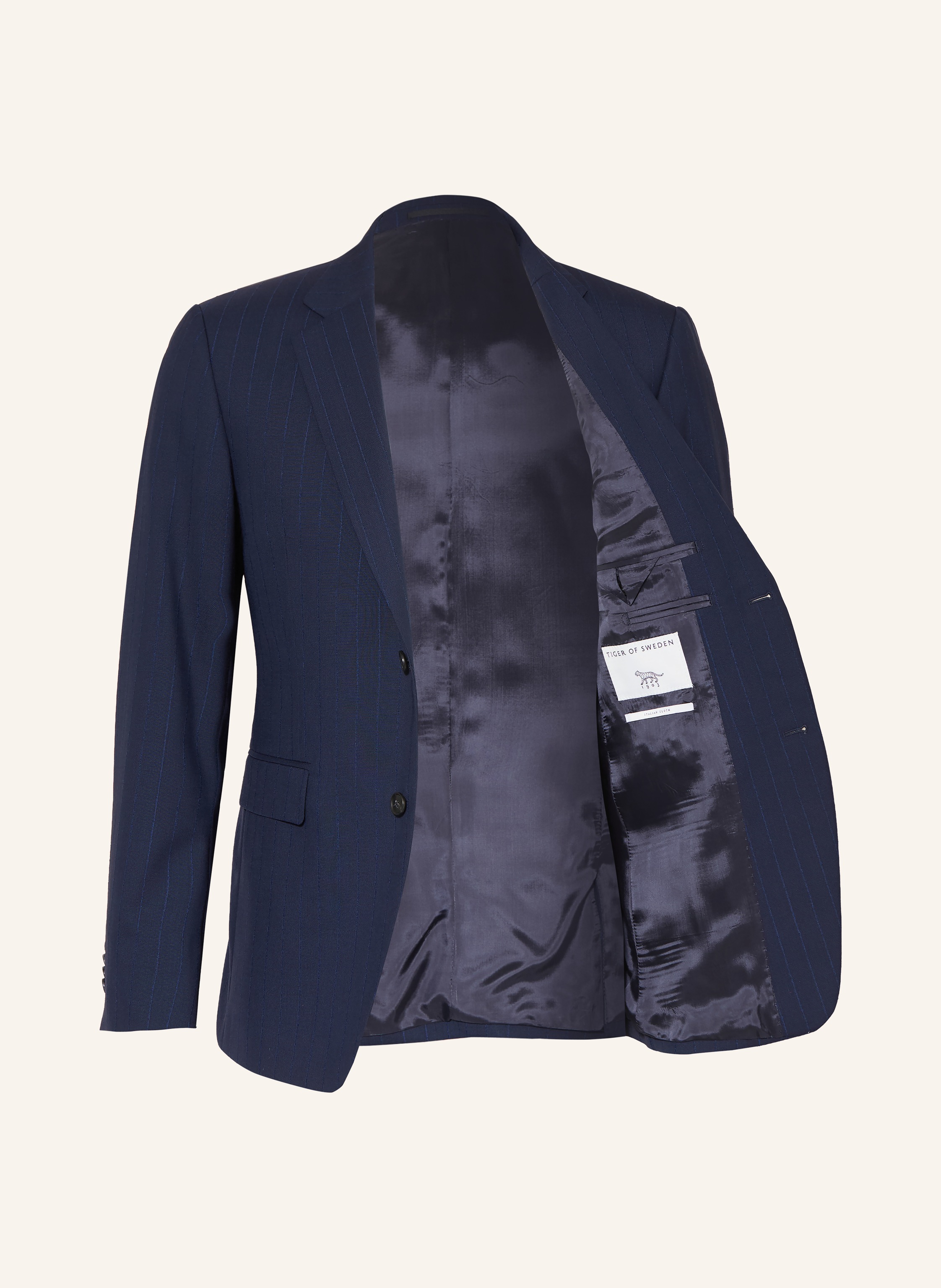 Thumbnail - Tiger Of Sweden Anzugsakko Justin Regular Fit blau