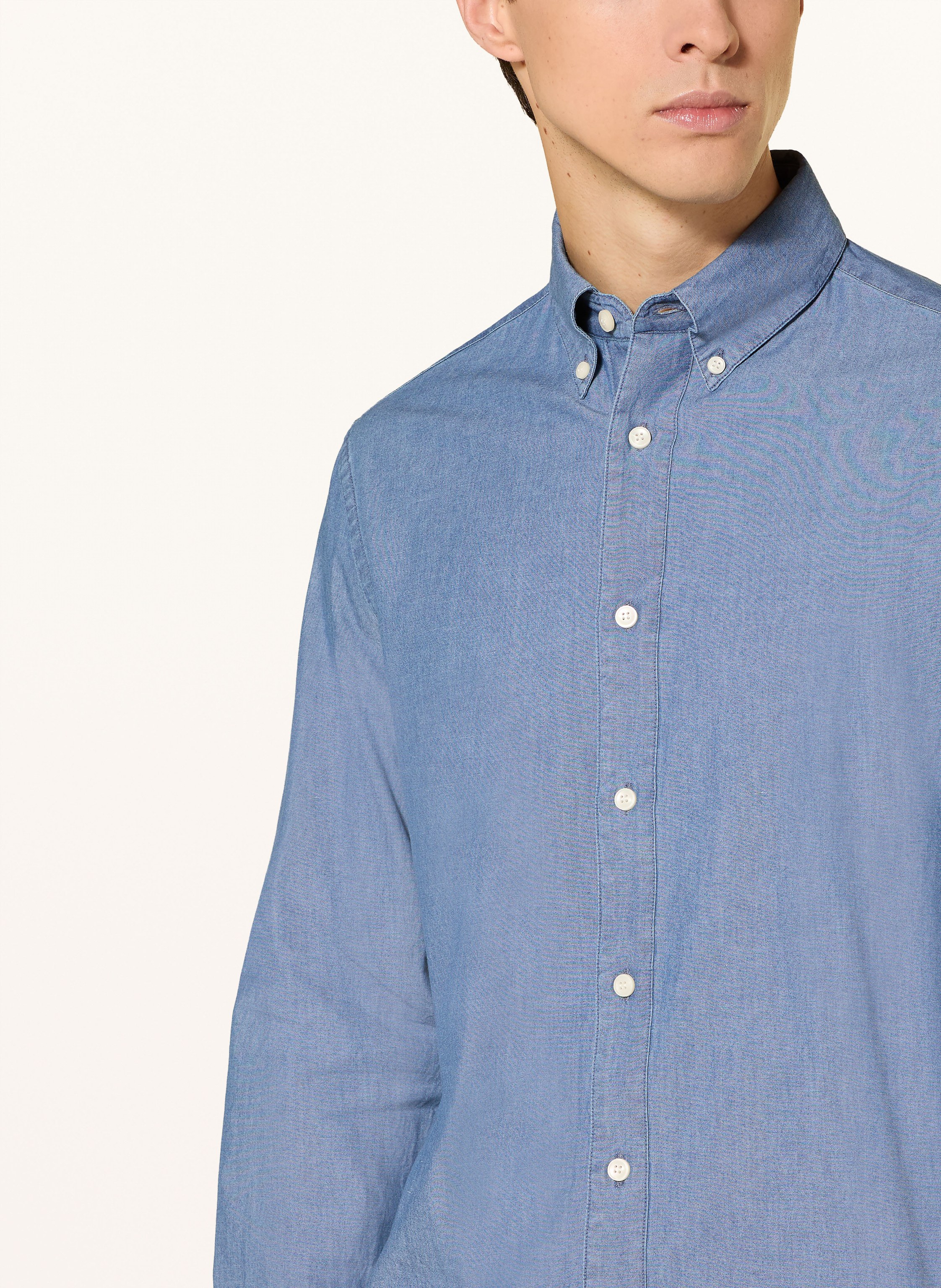 Thumbnail - Tiger Of Sweden Hemd Bjorn Comfort Fit blau