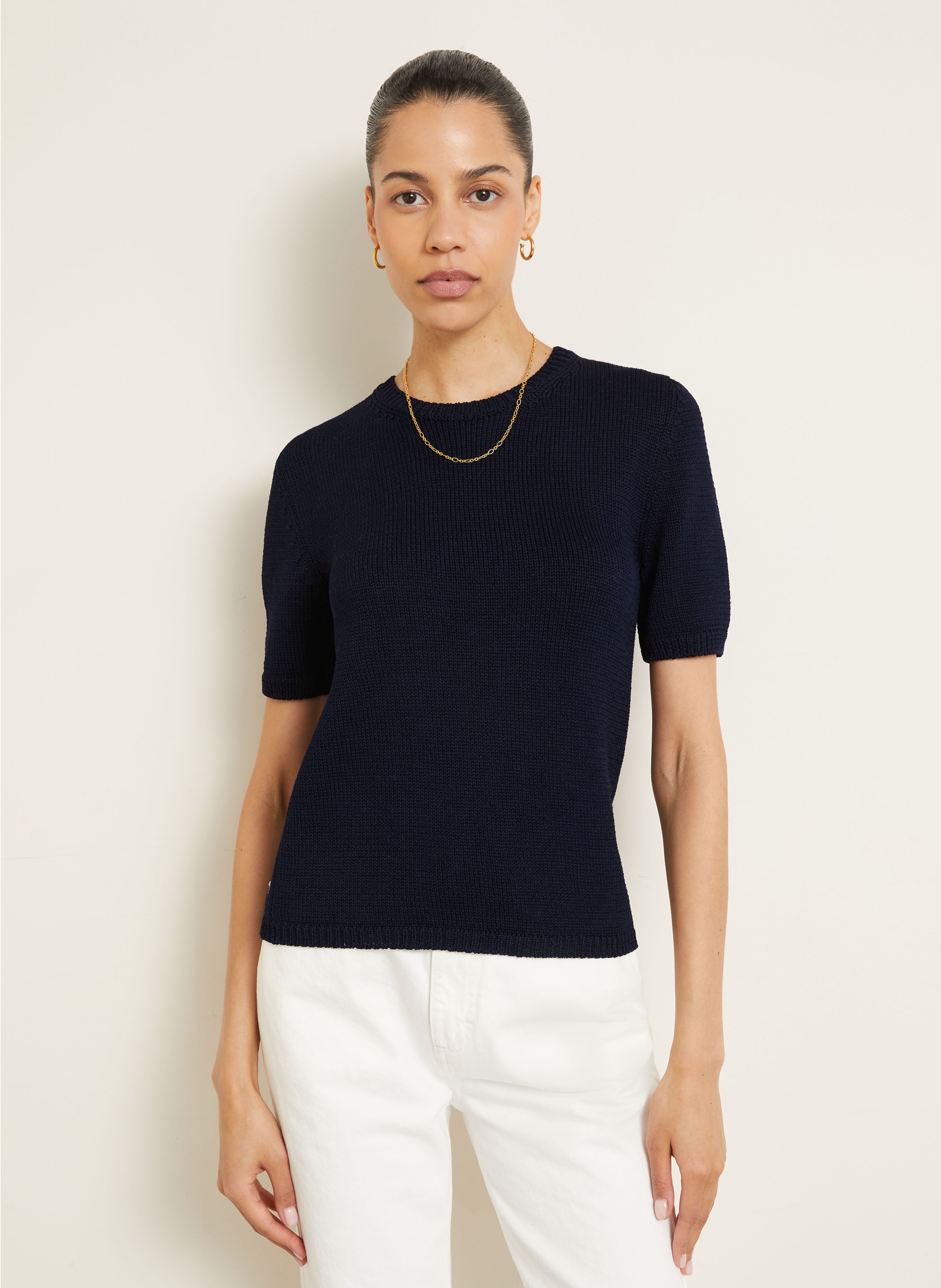 Thumbnail - Iris Von Arnim Strickshirt Bari blau