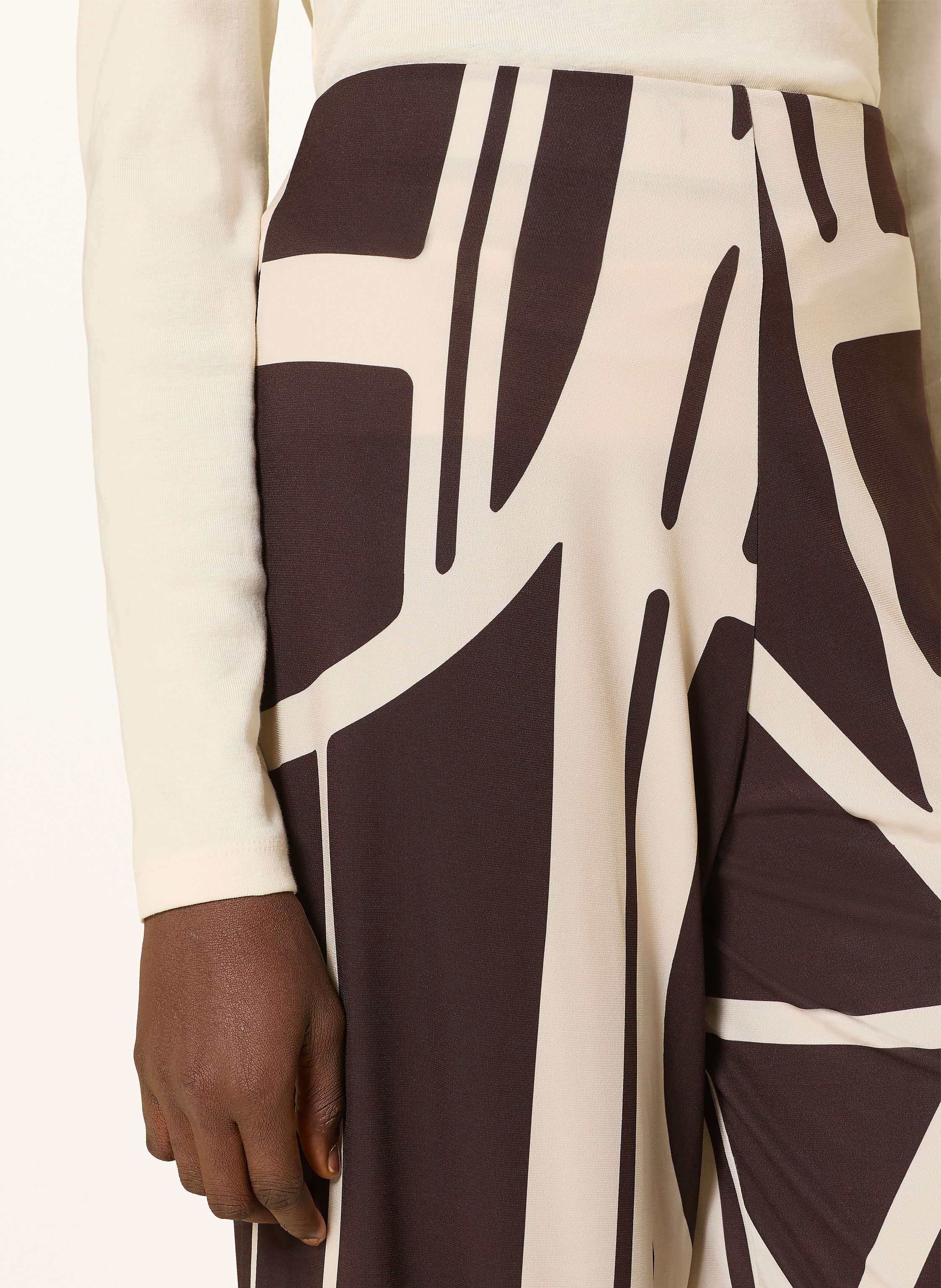 Thumbnail - Miss Lagotte Marlenehose braun