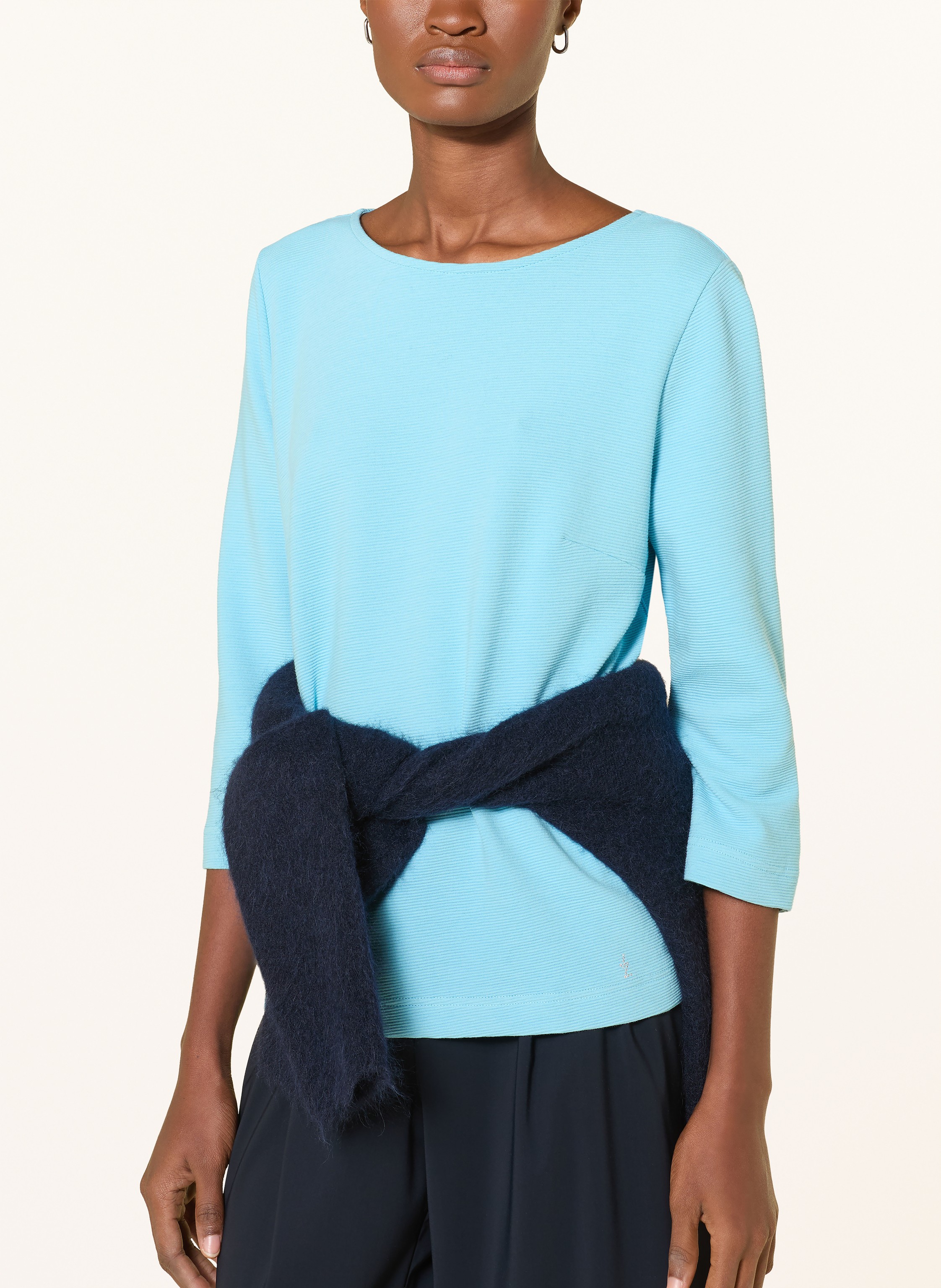 Thumbnail - Zaída Shirt Mit 3/4-Arm blau