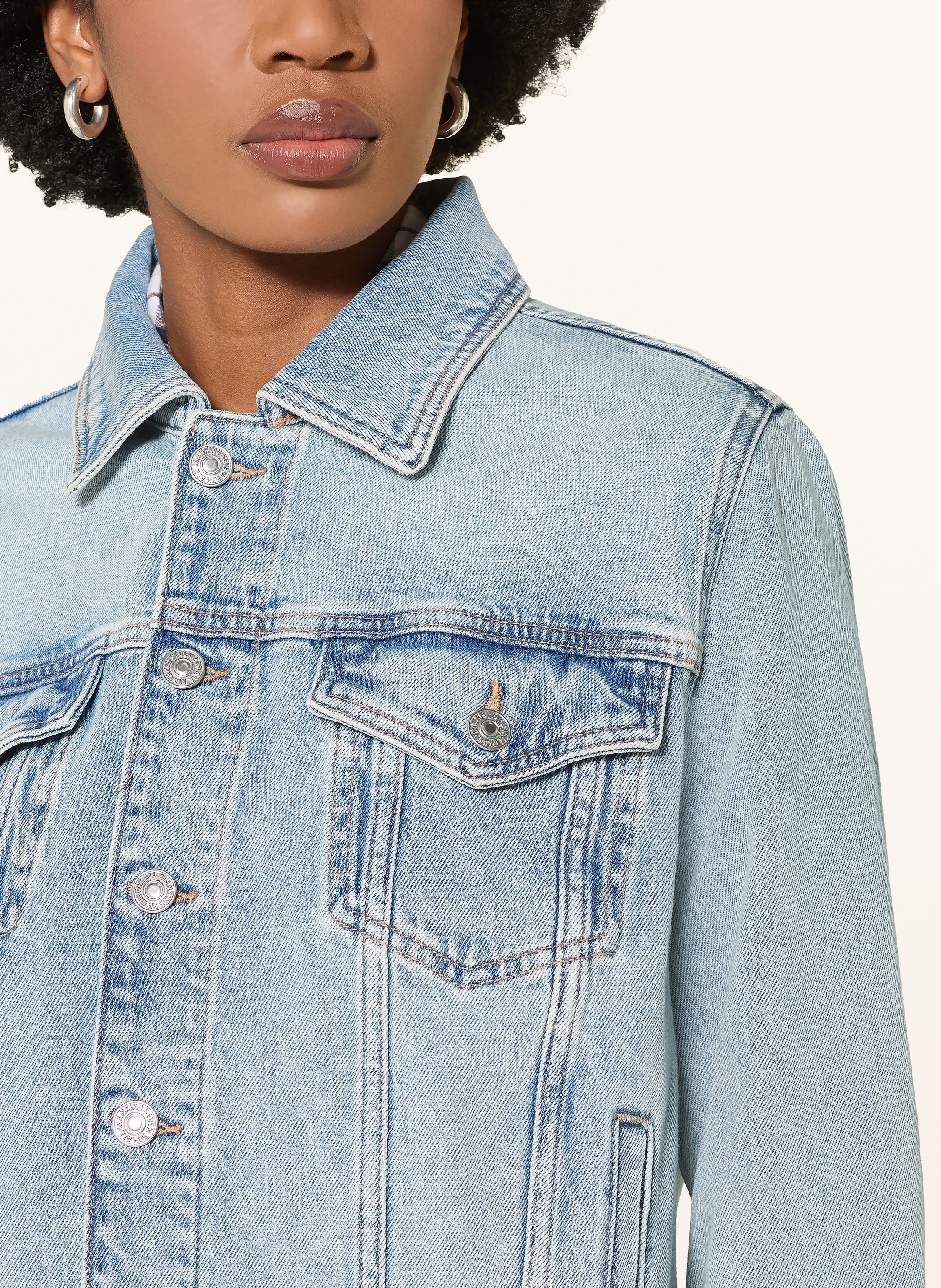 Thumbnail - 7 For All Mankind Jeansjacke Adi blau