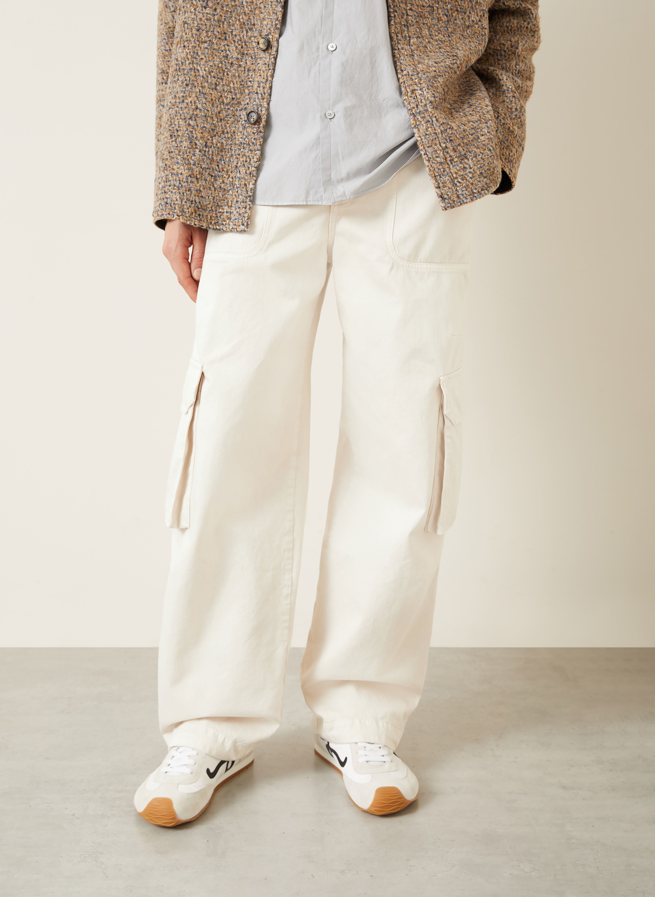 Thumbnail - Loewe Cargohose Regular Fit weiss