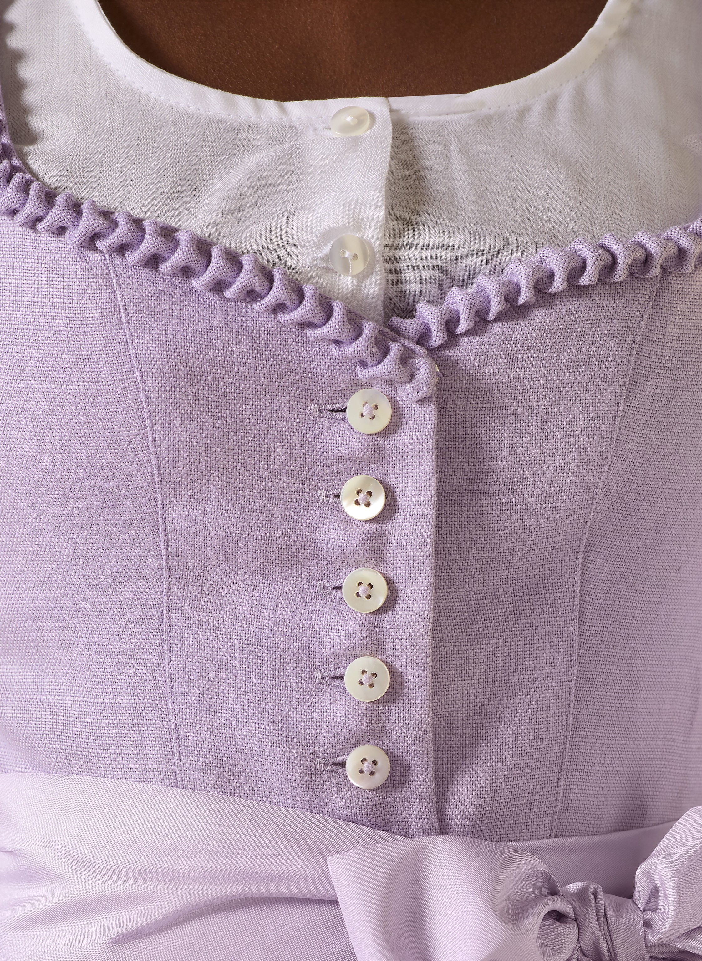 Thumbnail - Hammerschmid Dirndl Rothsee Aus Leinen lila