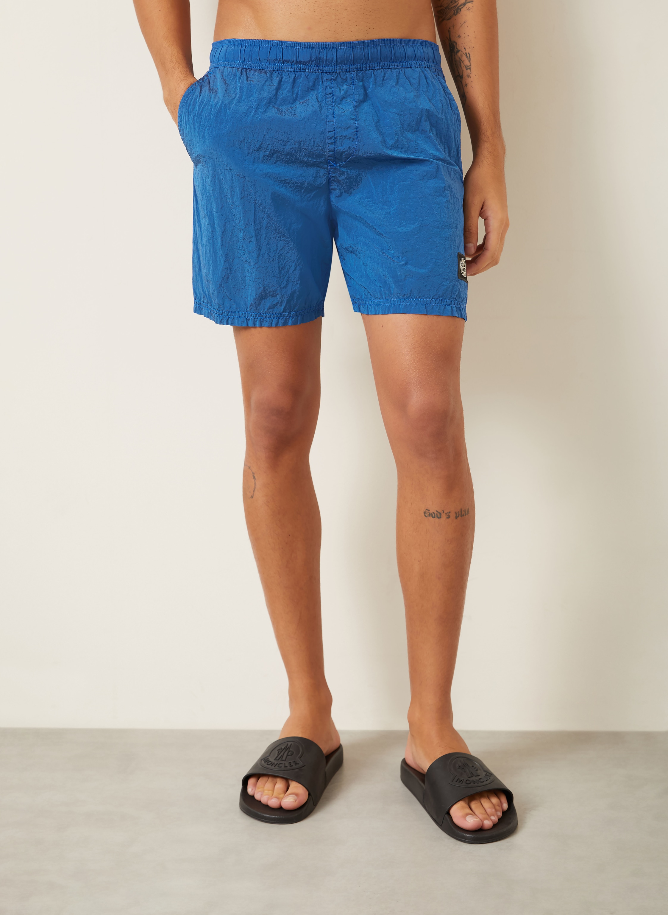 Thumbnail - Stone Island Badeshorts blau