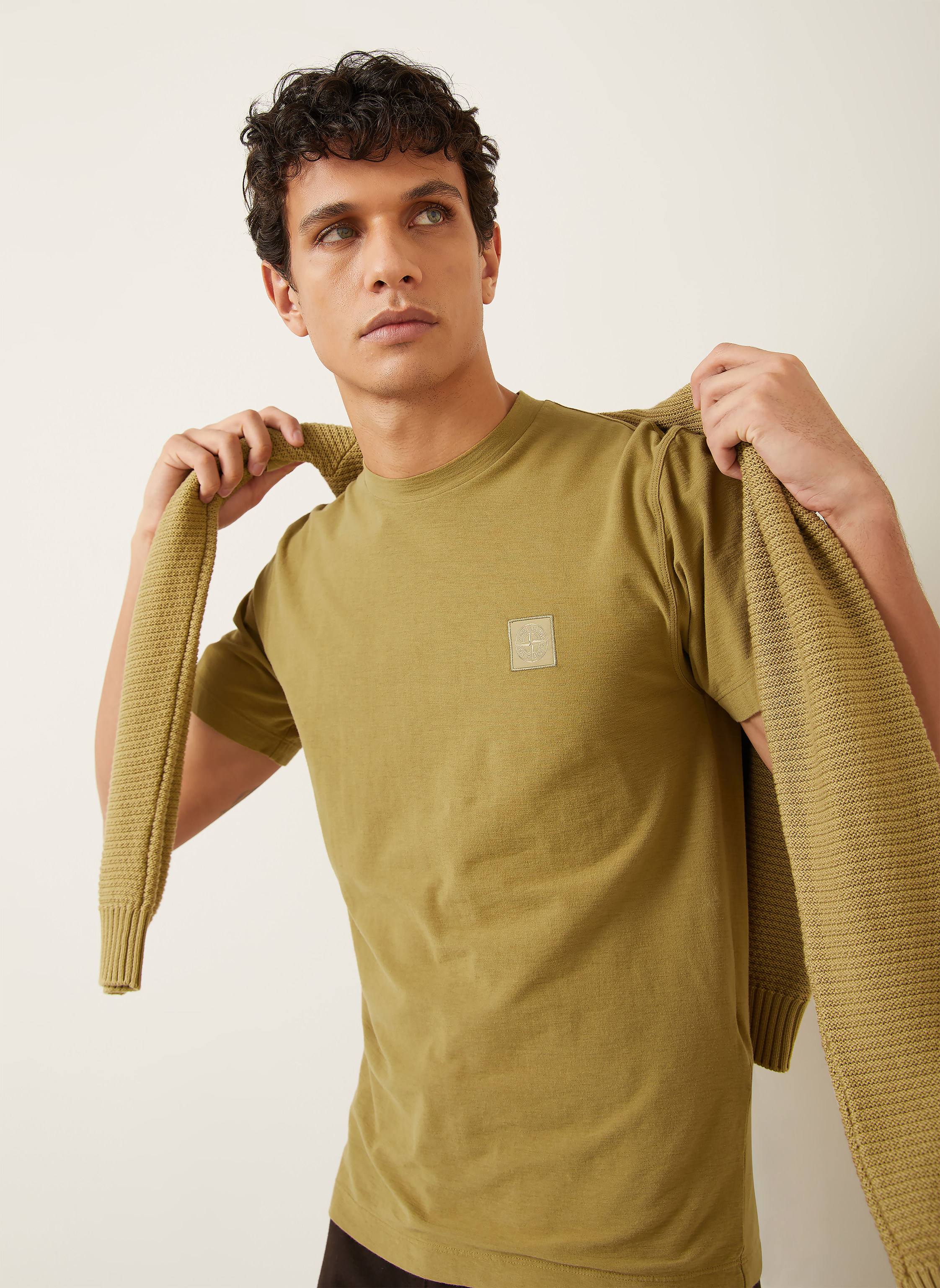 Thumbnail - Stone Island T-Shirt Ghost beige