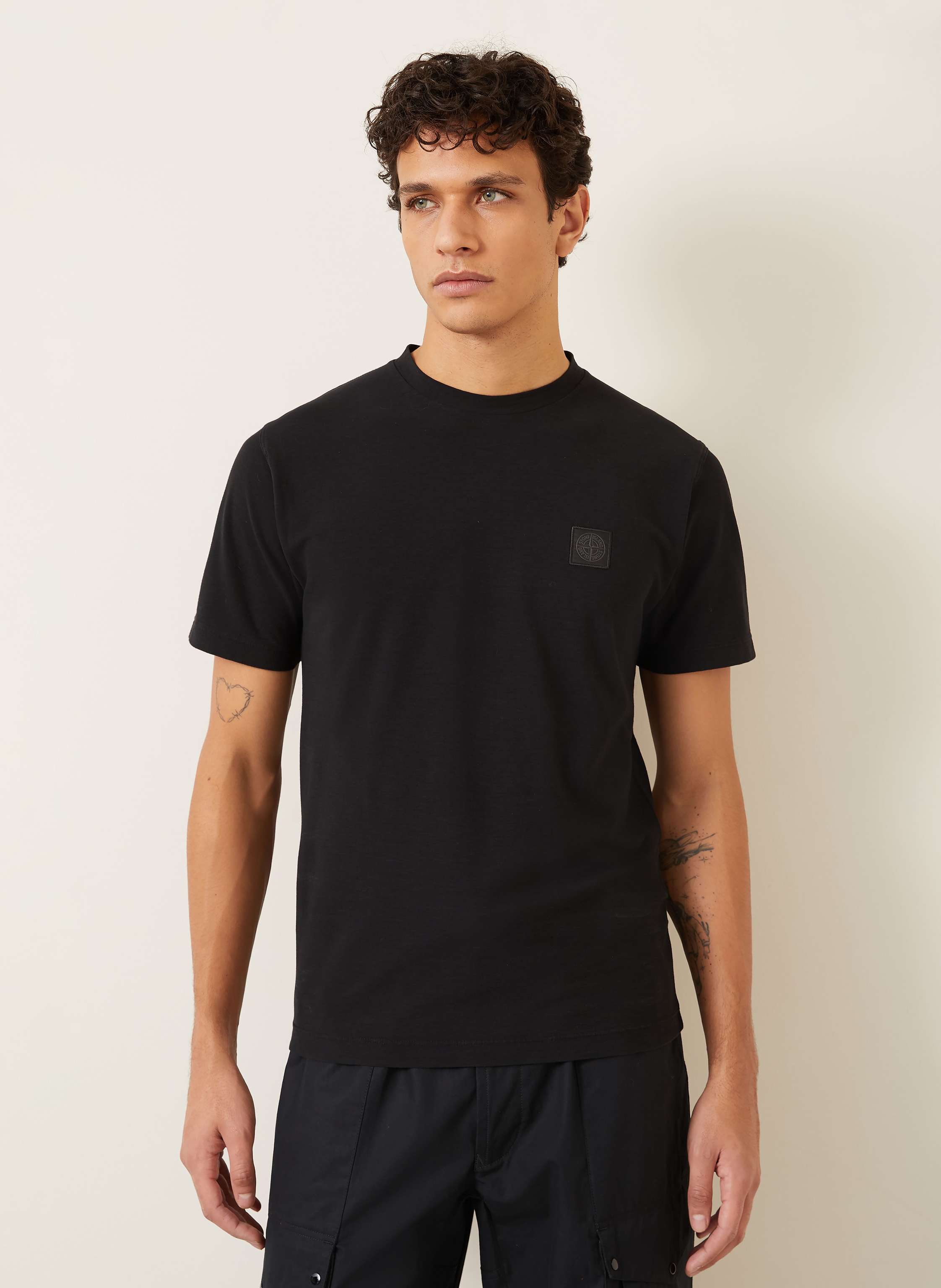 Thumbnail - Stone Island T-Shirt Ghost schwarz