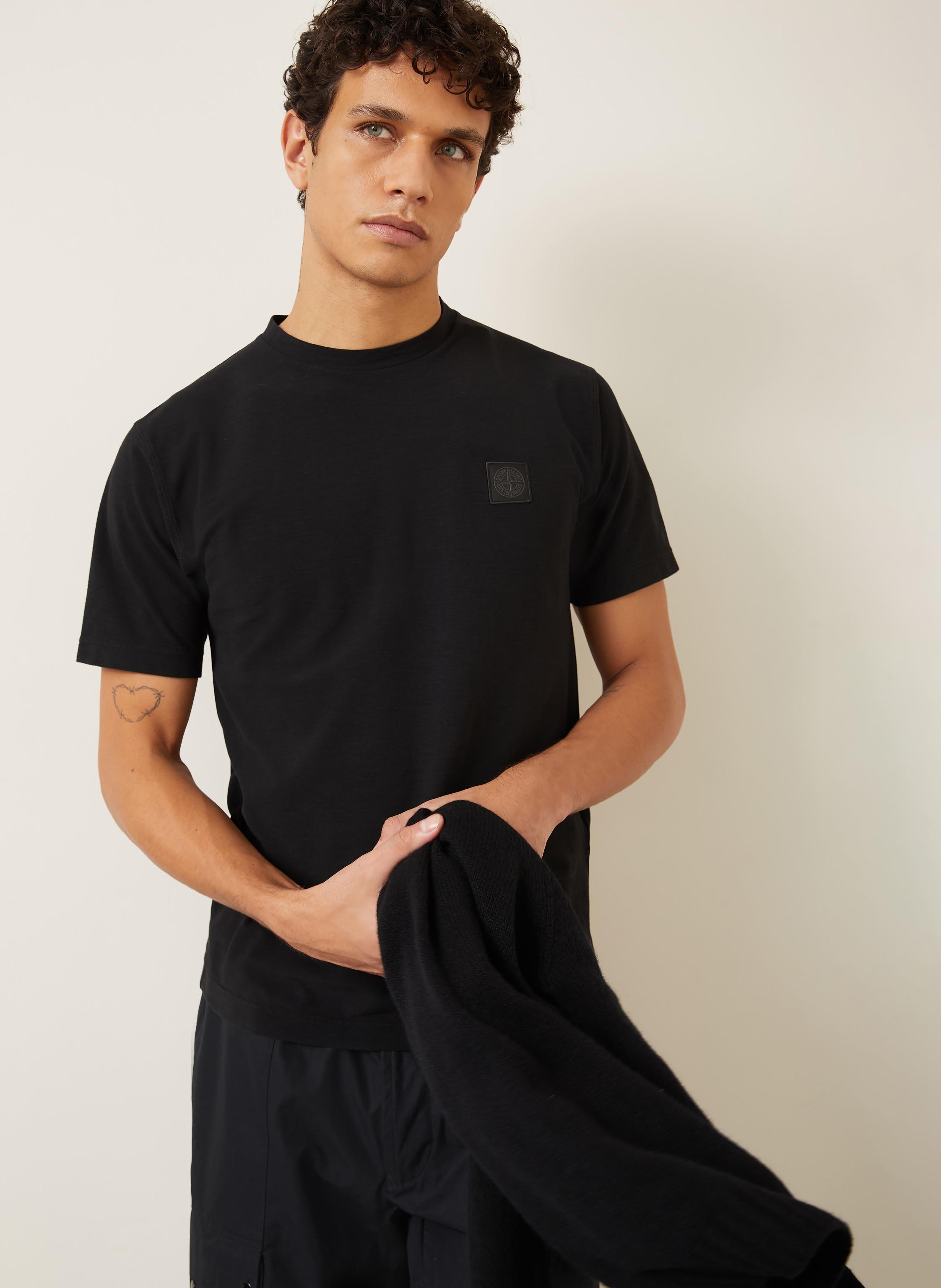 Thumbnail - Stone Island T-Shirt Ghost schwarz