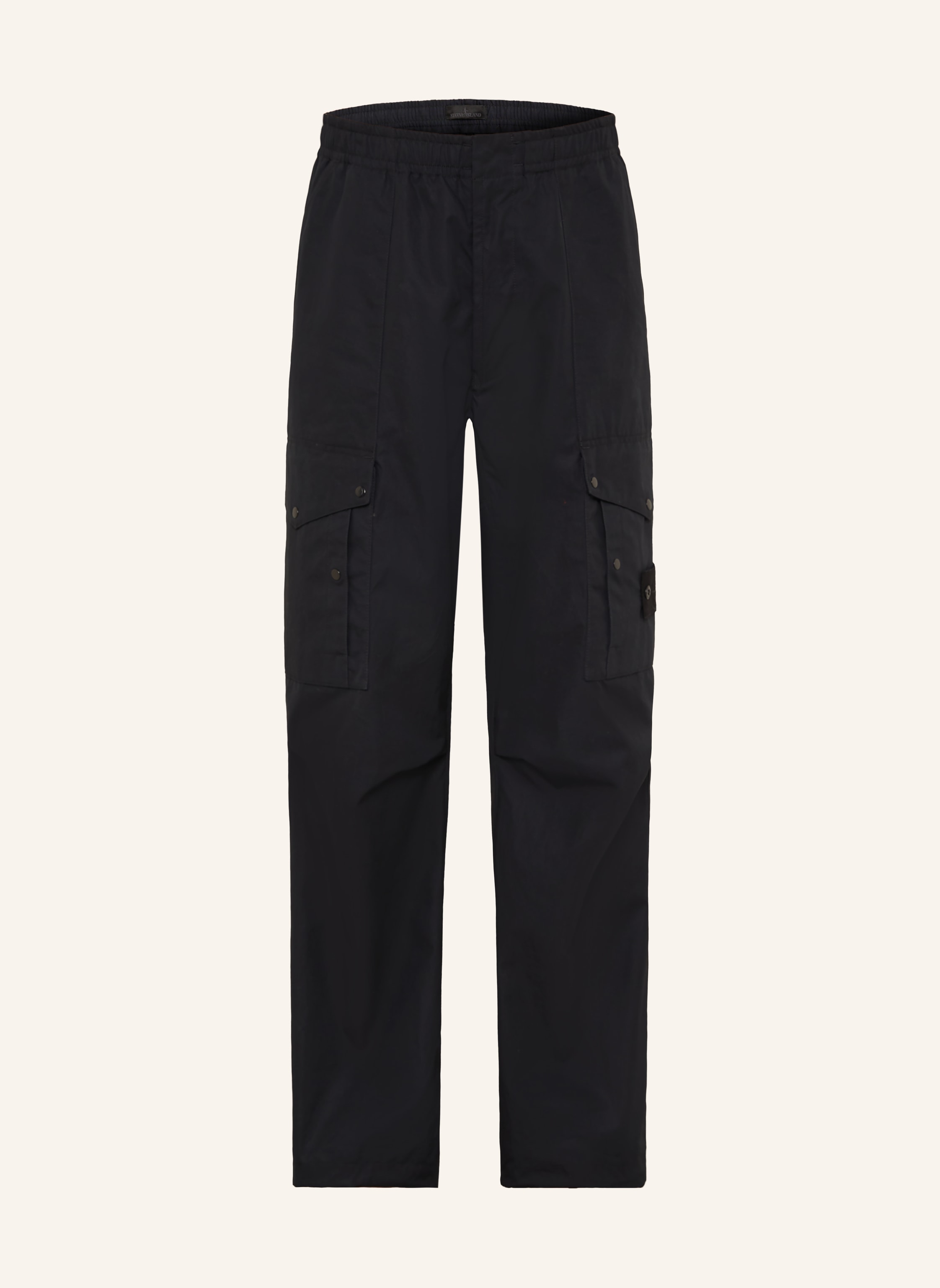 STONE ISLAND GHOST Cargo Pants Regular Fit in black