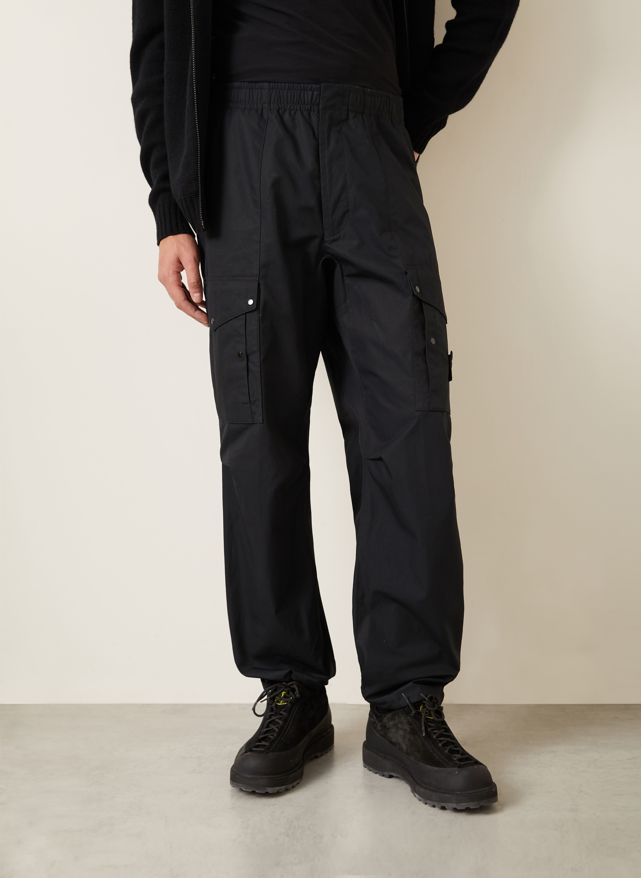 Thumbnail - Stone Island Cargohose Ghost Regular Fit schwarz