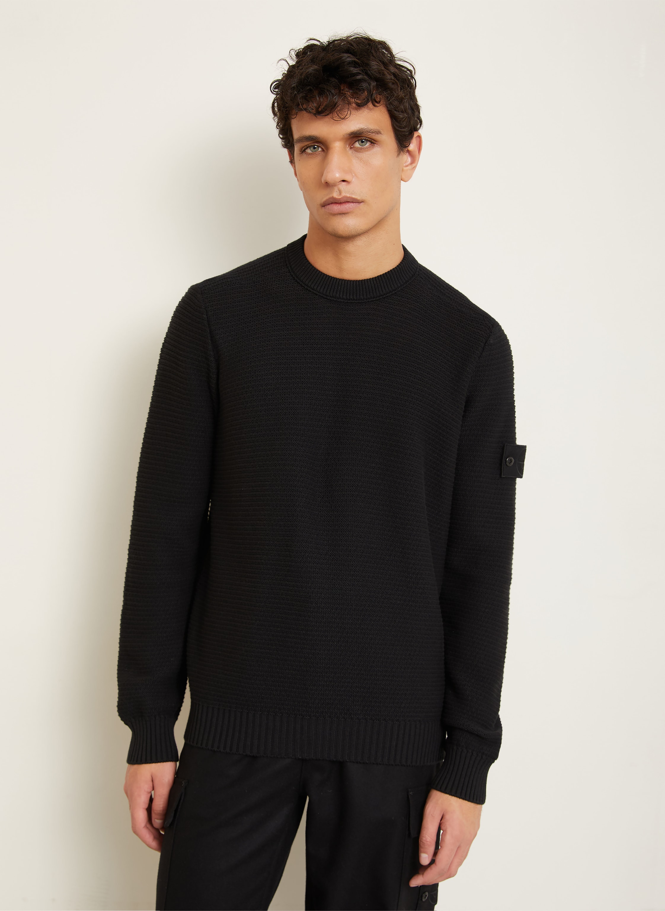 Thumbnail - Stone Island Pullover Ghost schwarz