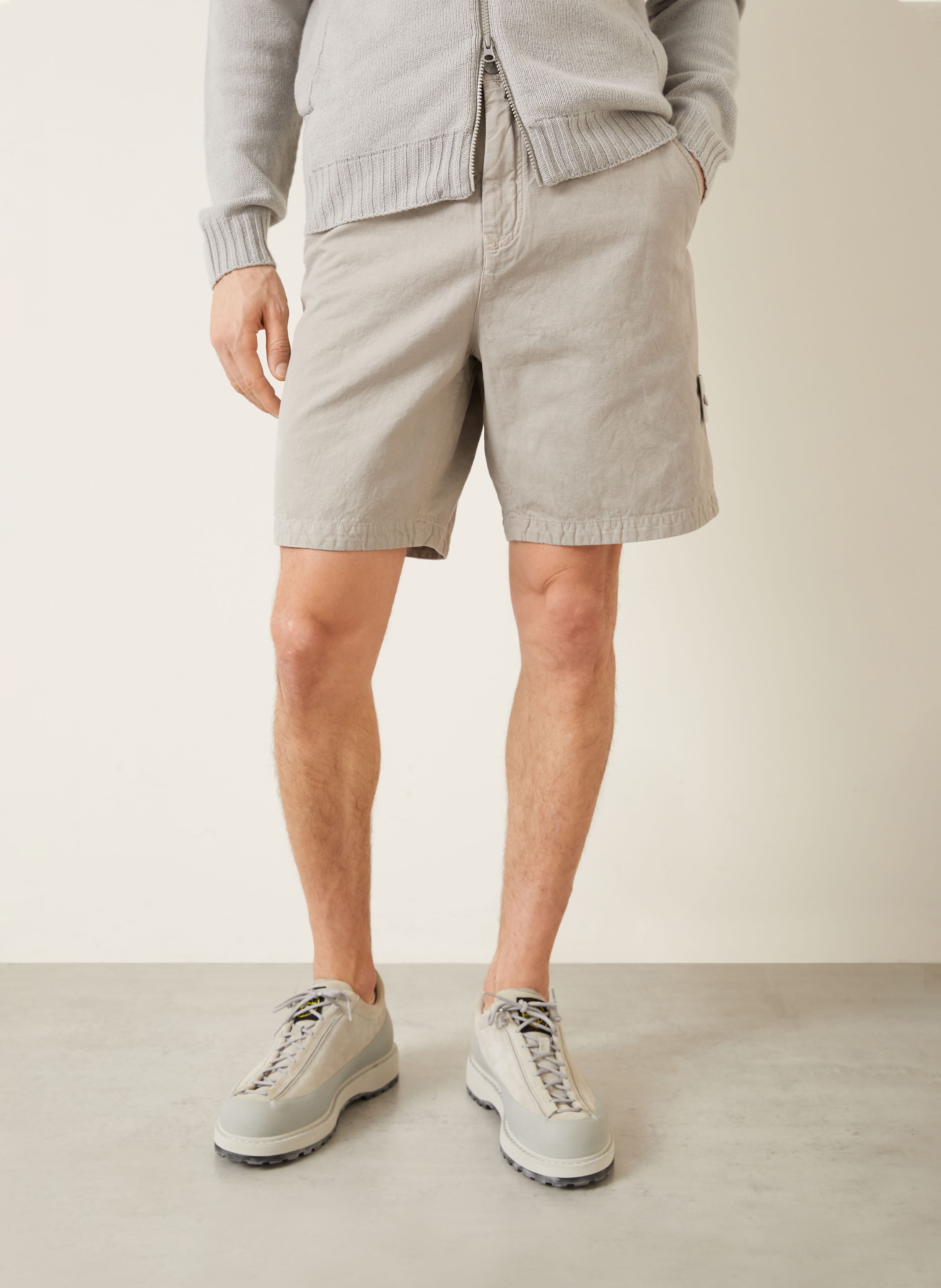 Thumbnail - Stone Island Shorts Ghost grau