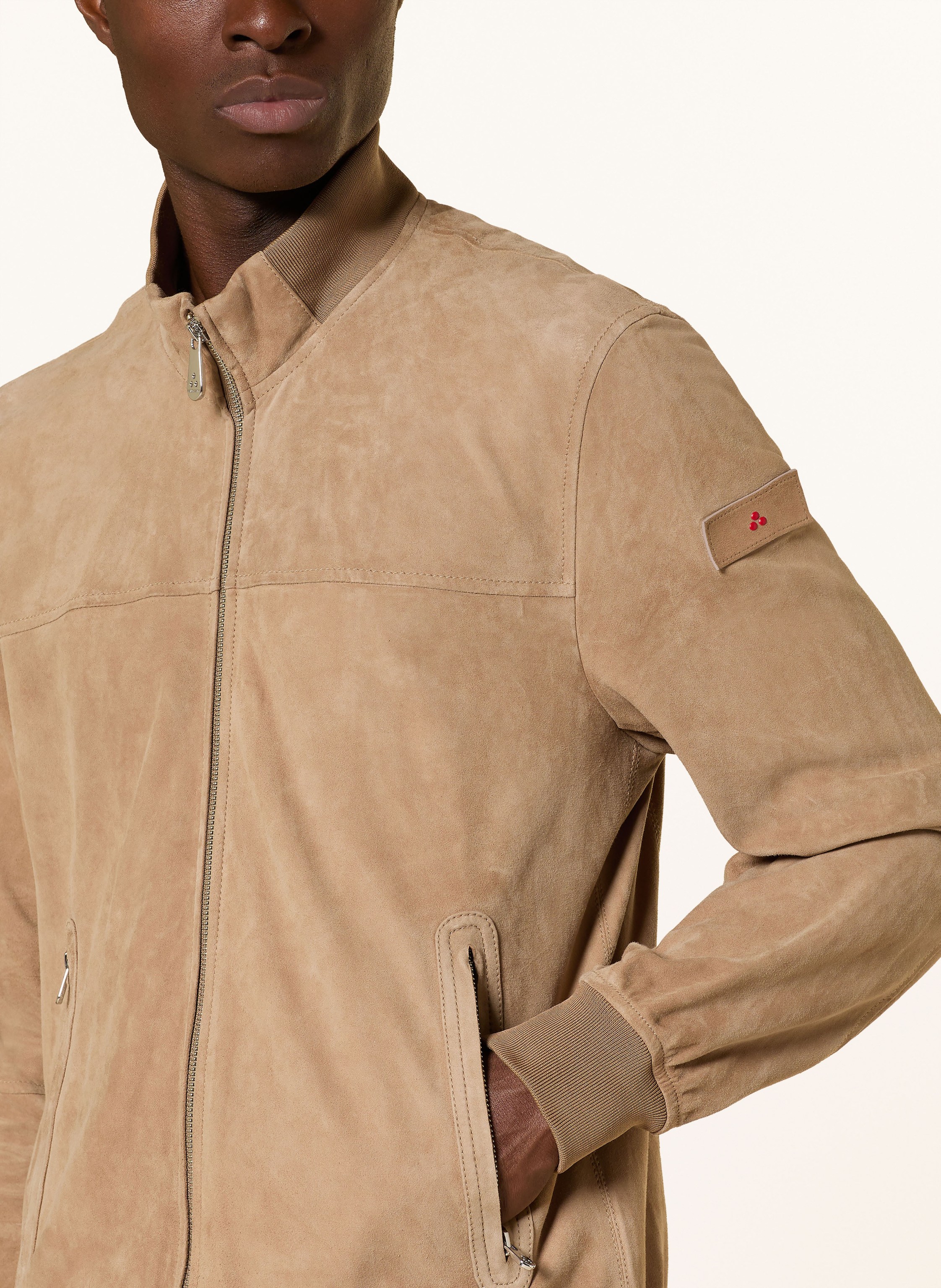 Thumbnail - Peuterey Lederjacke Sands beige