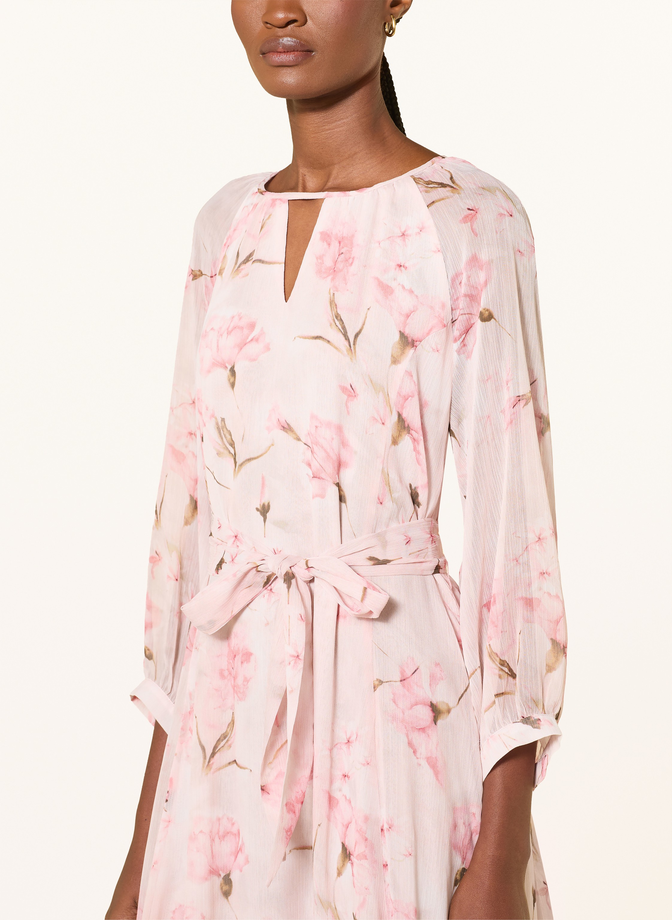 Thumbnail - More & More Kleid Mit 3/4-Arm rosa