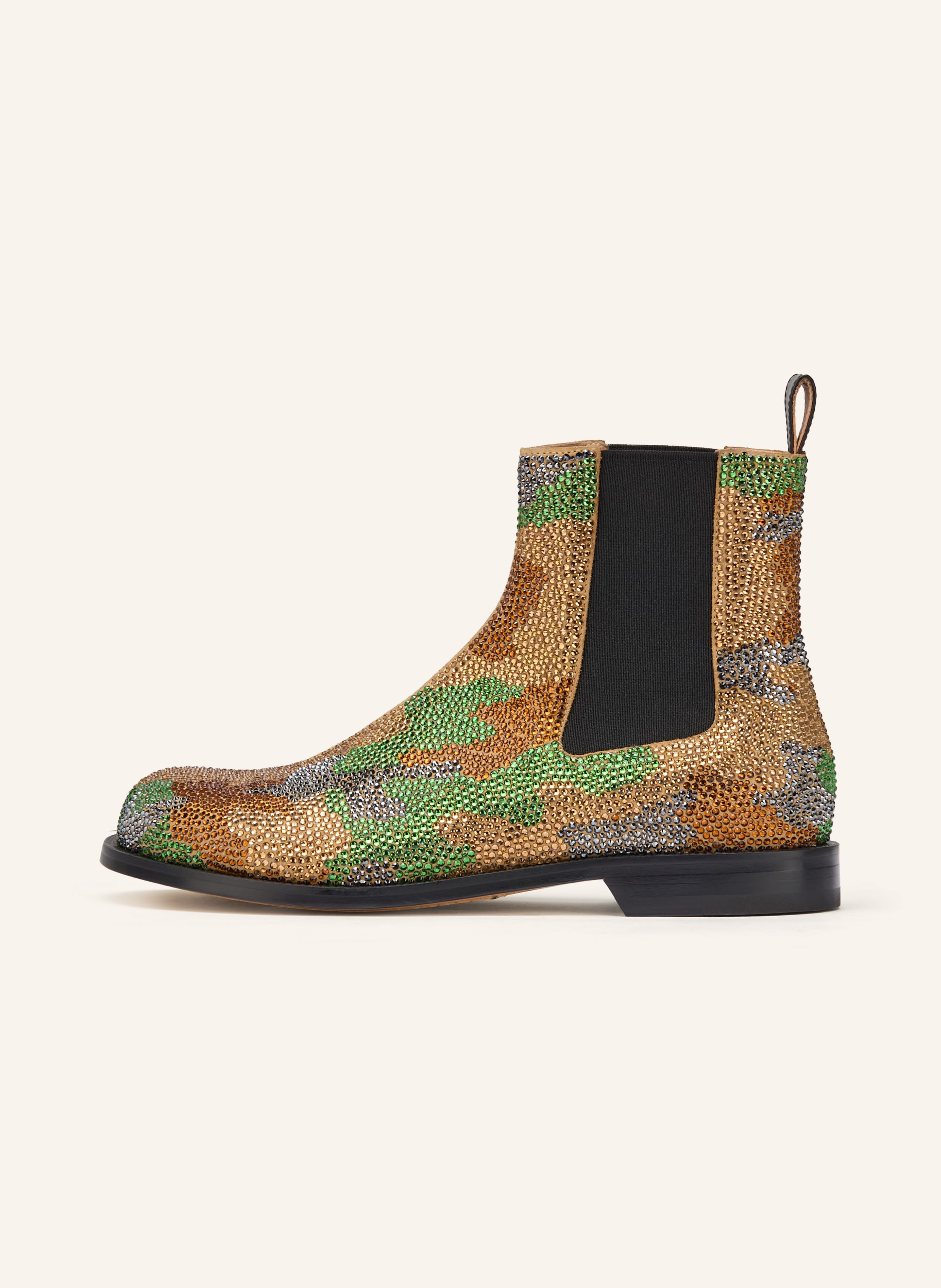 Thumbnail - Jw Anderson Chelsea-Boots Mit Schmucksteinen gruen