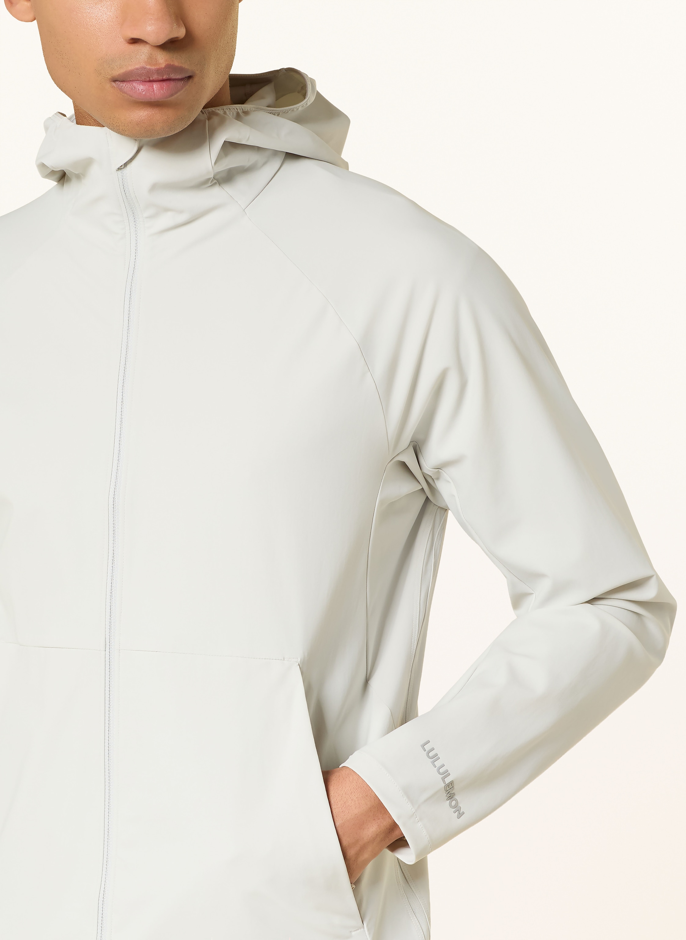 Thumbnail - Lululemon Laufjacke Pace Breaker grau