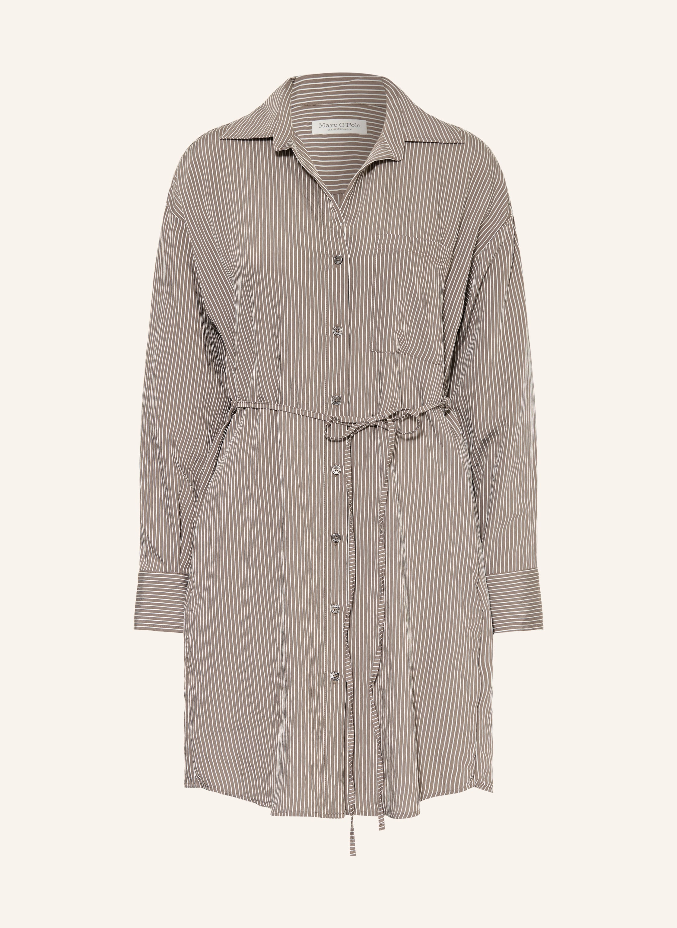 Marc O'polo Hemdblusenkleid braun