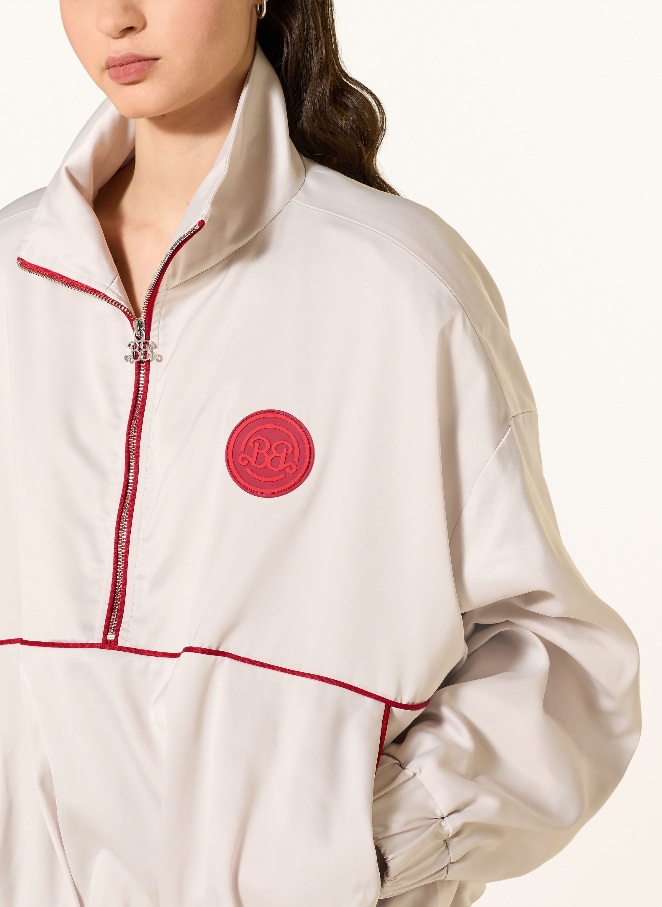 Thumbnail - Gestuz Schlupfjacke Bxgricky Aus Satin weiss