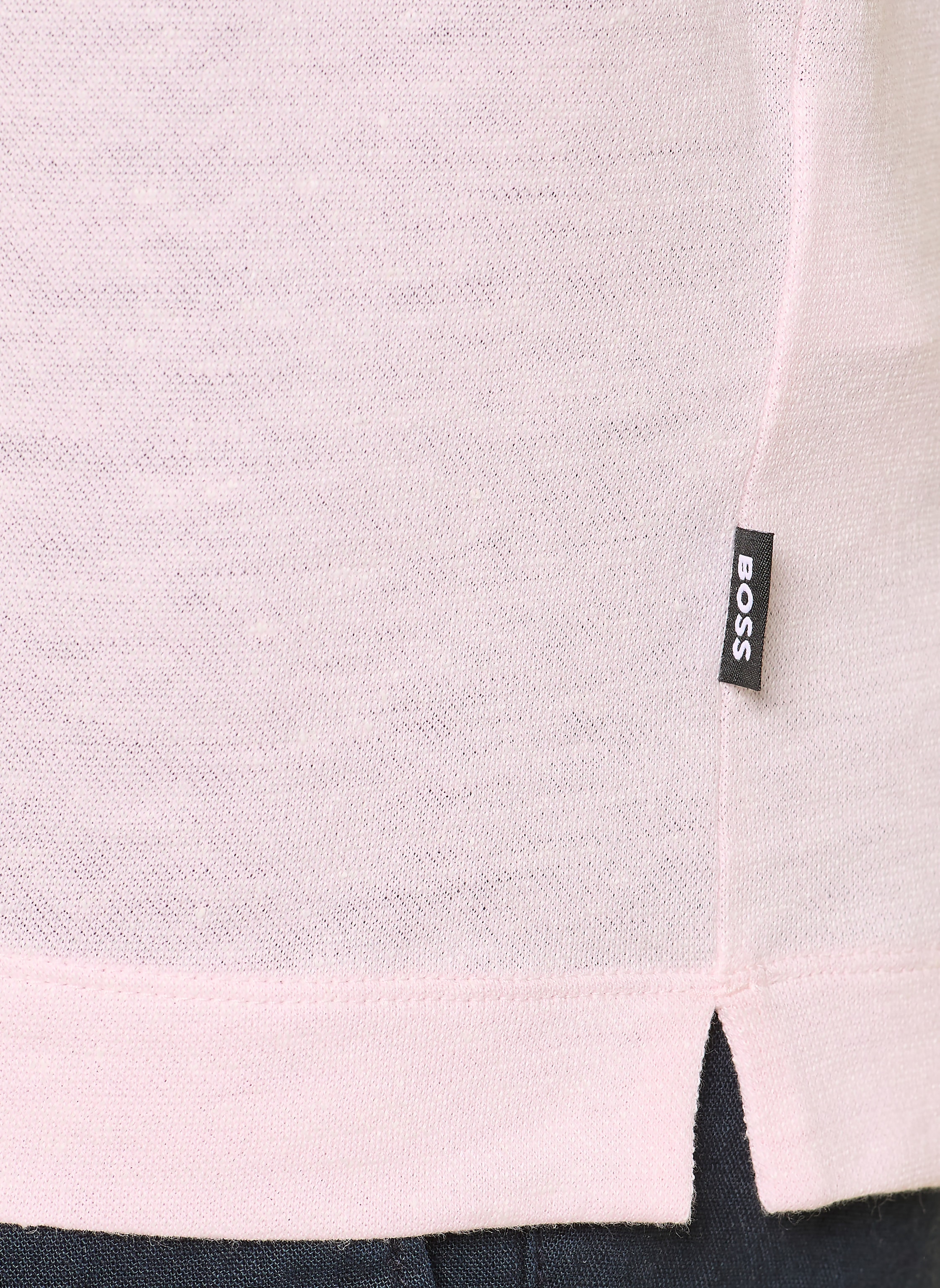 Thumbnail - Boss T-Shirt Thompson Mt Leinen rosa