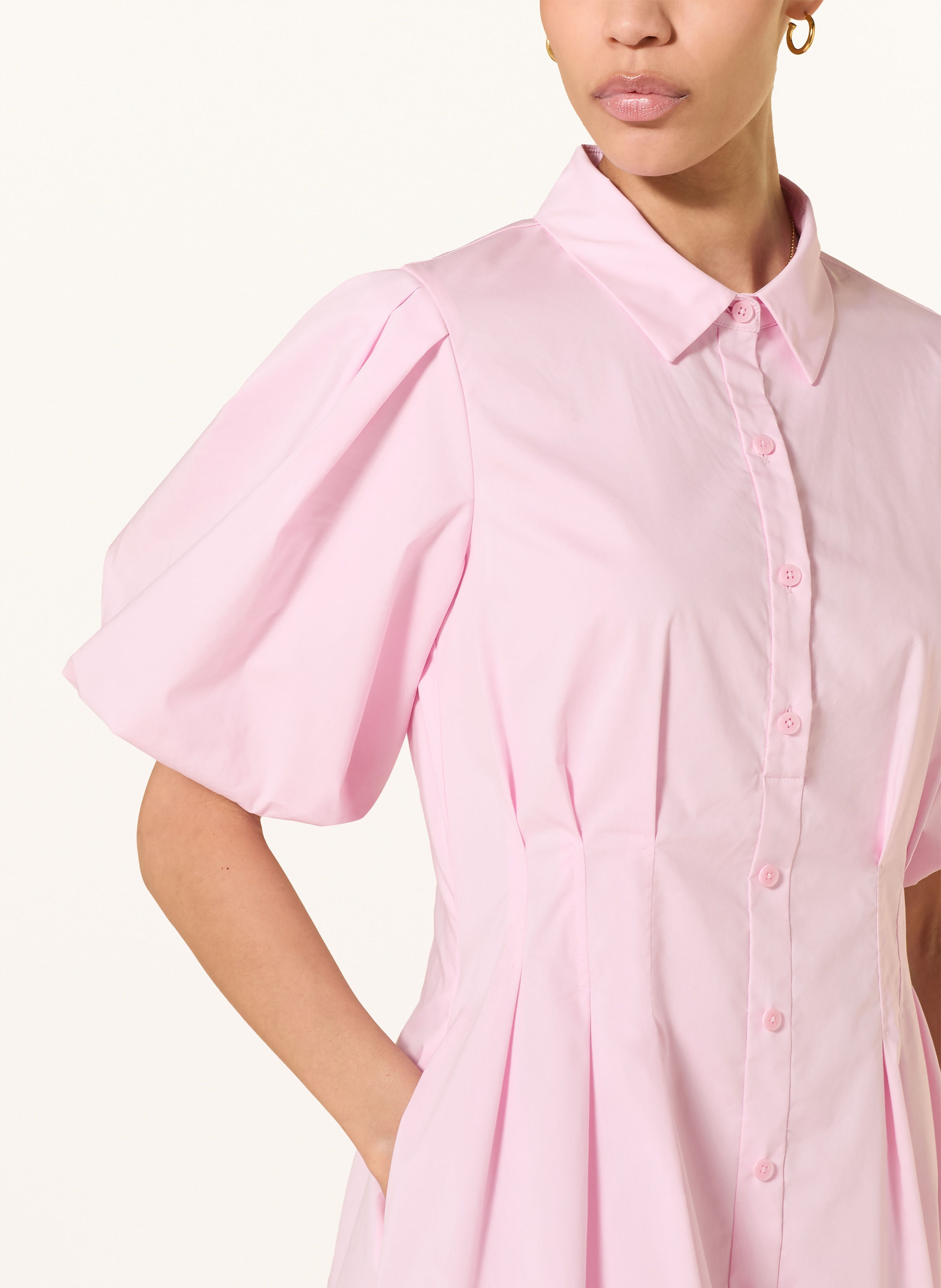 Thumbnail - Simkhai Hemdblusenkleid Cleo rosa