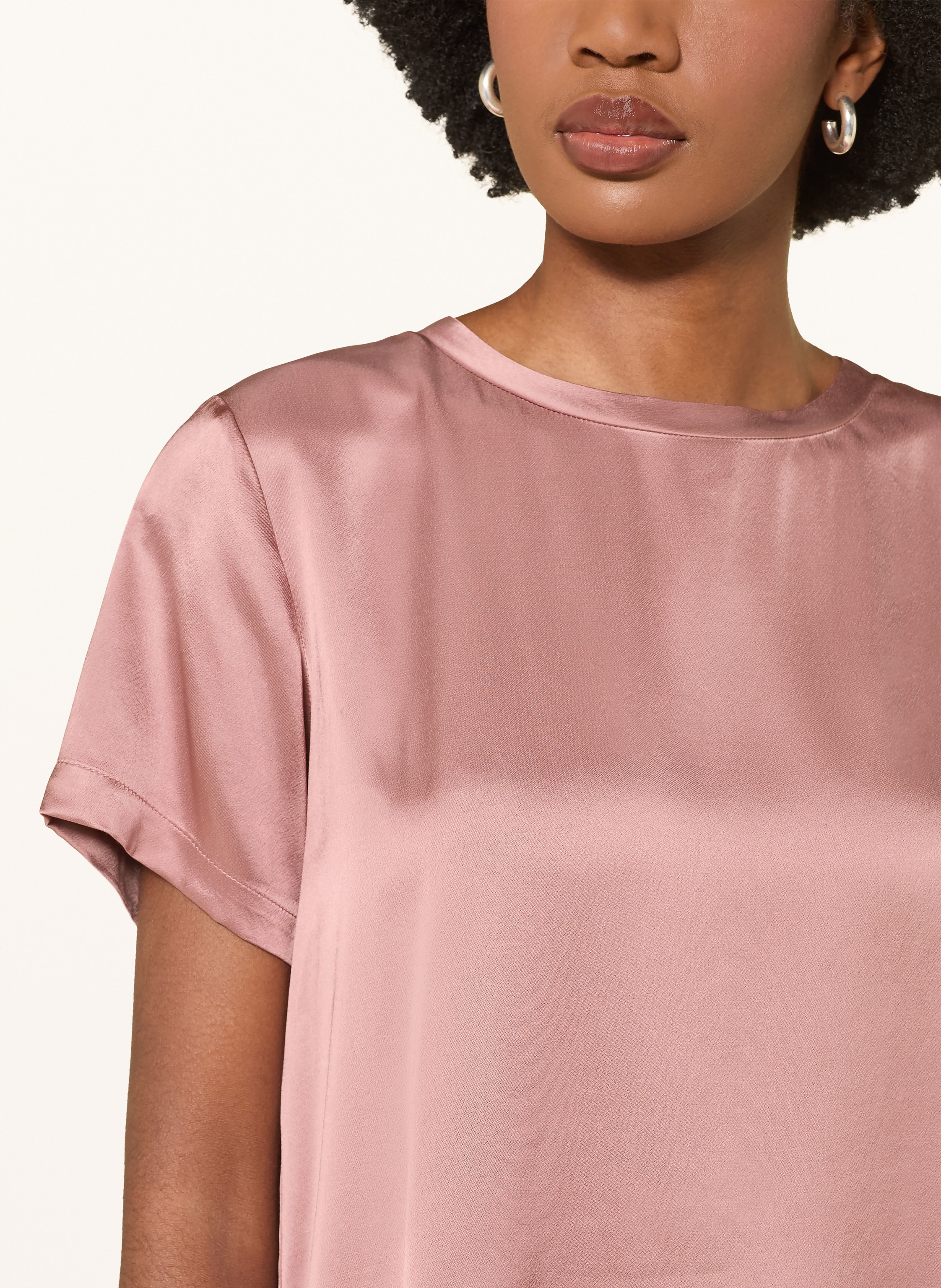 Thumbnail - Ottod'ame Blusenshirt Luisa Aus Satin rosa